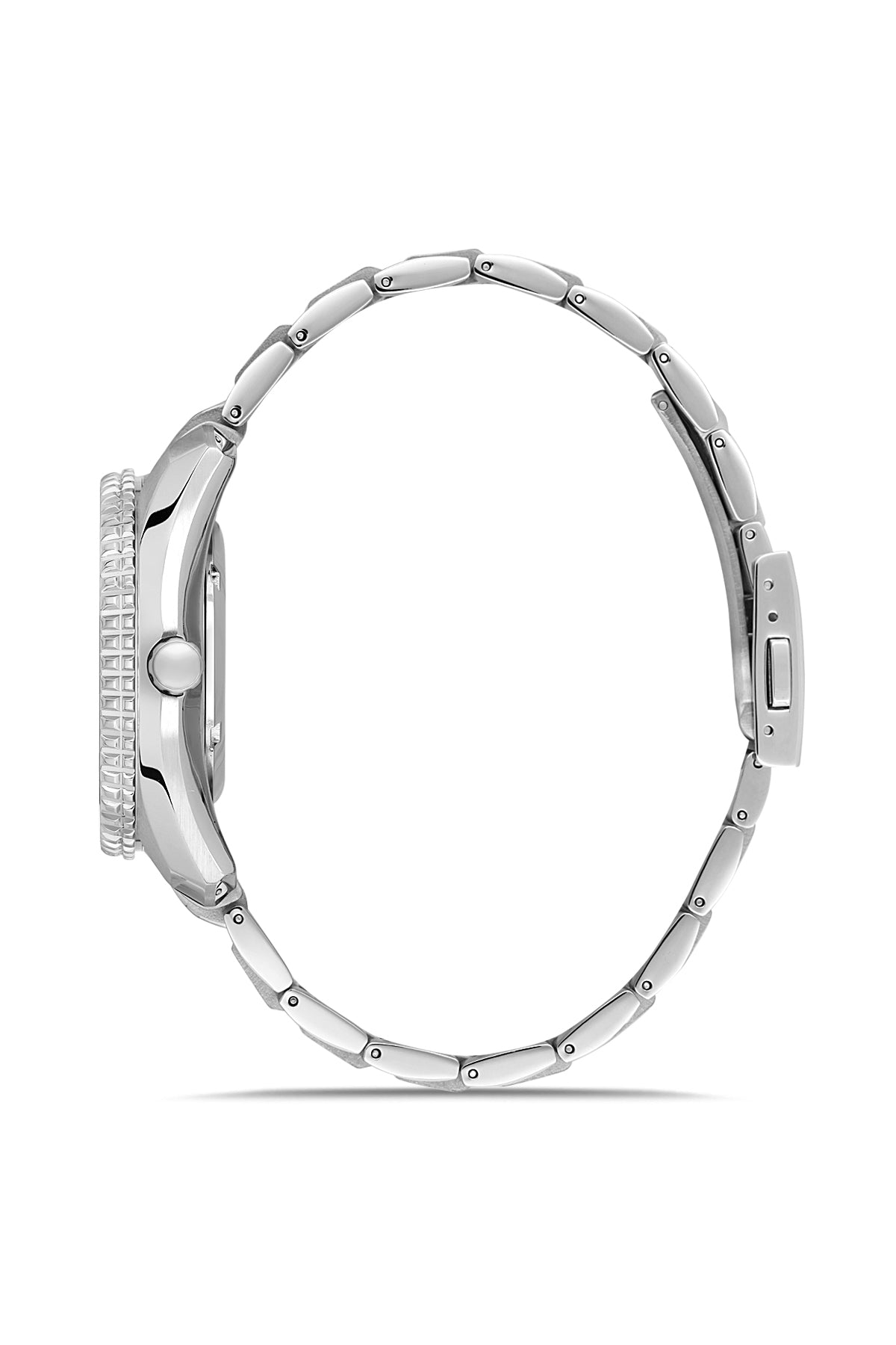 RMS ZEITMEISTER Herrenuhr – grünes Zifferblatt, Gehäuse in Silber, Edelstahlarmband – RMS.1.AG2133.19