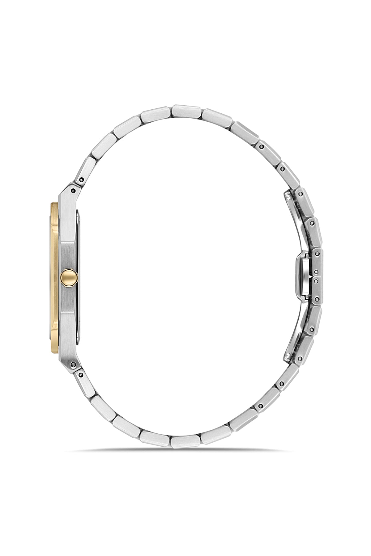 RMS Zeitmeister RMS.1.AG2181.40 men's watch with white dial, two-tone case and stainless steel bracelet – view 2