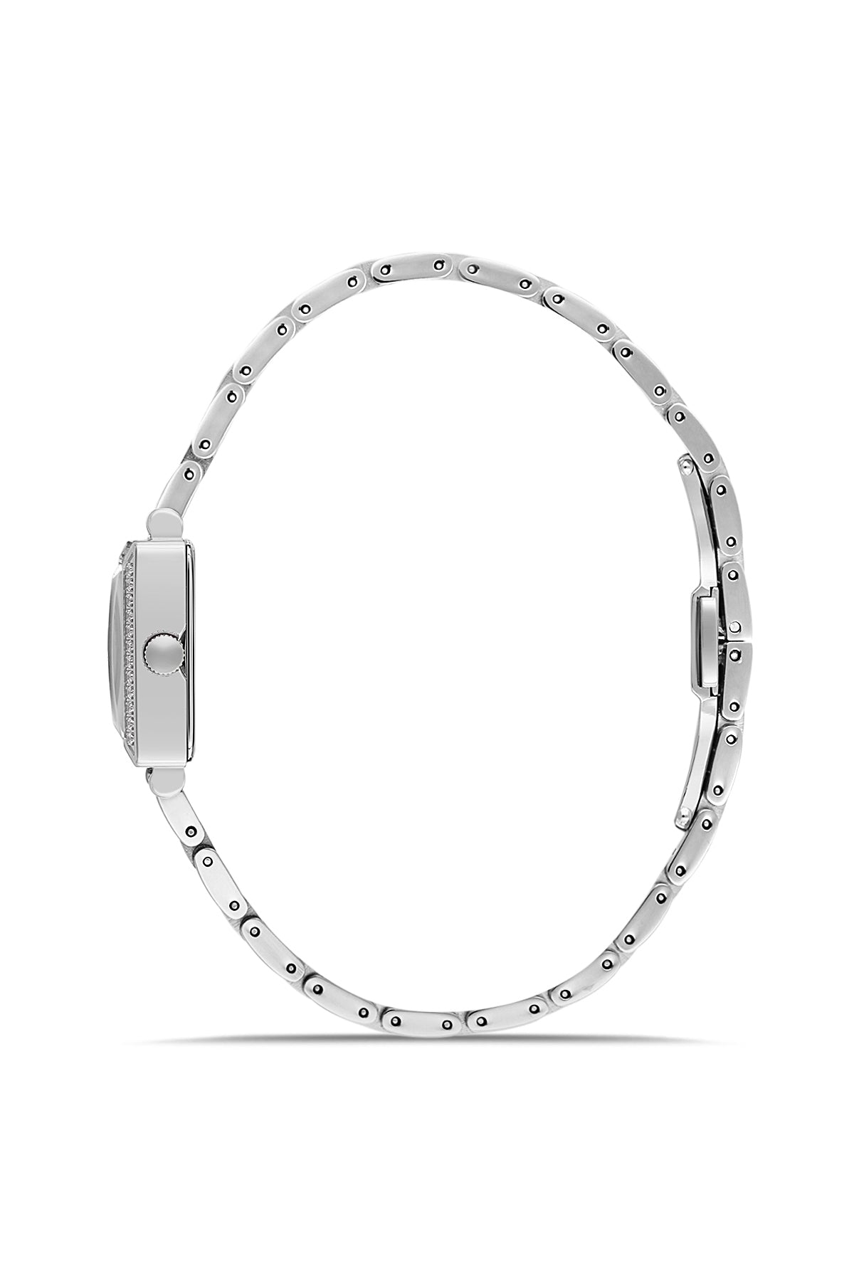 RMS Zeitmeister RMS.1.AG2167.12 women's watch with black dial, silver case and stainless steel bracelet – view 2