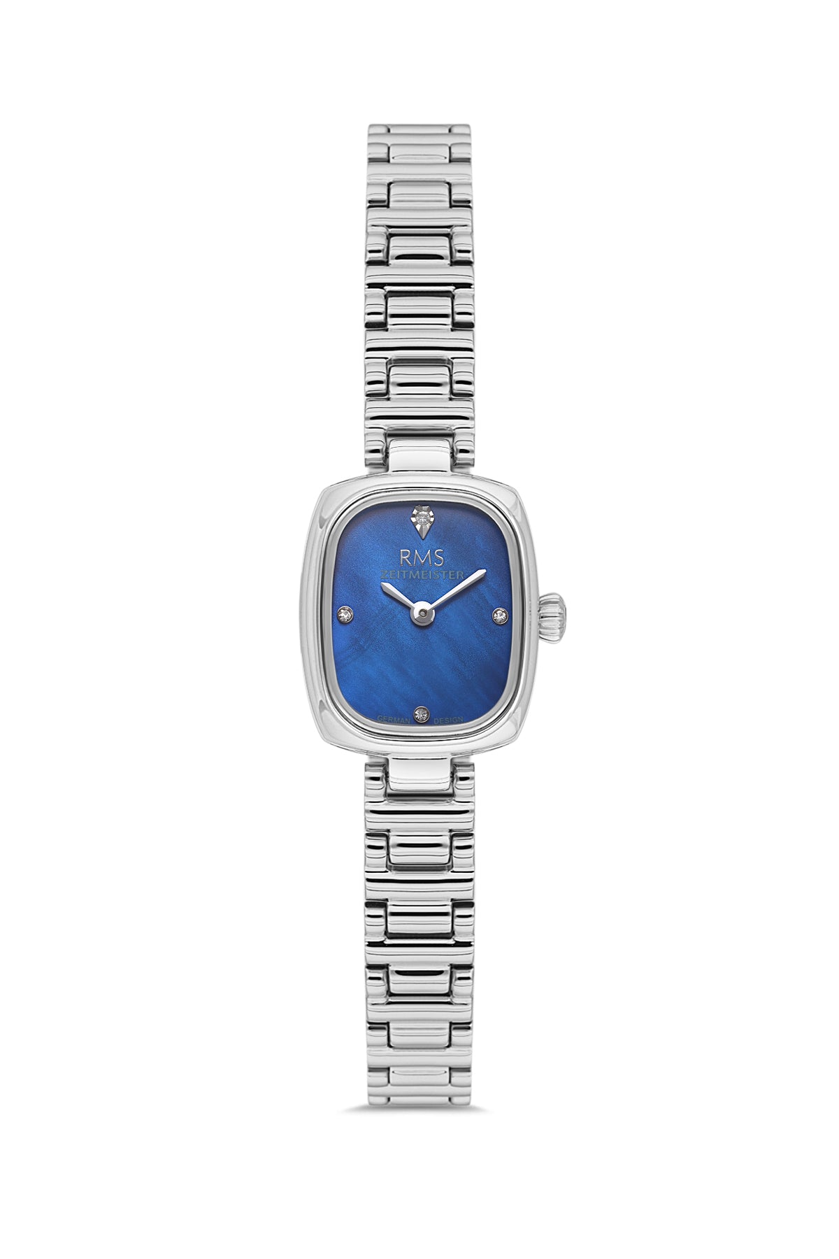 RMS Women's Blue Dial Silver Stainless Steel Watch - RMS.1.AG2189.13