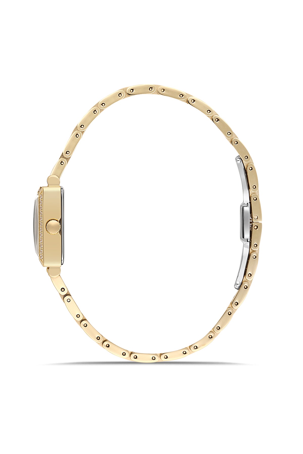 RMS Zeitmeister RMS.1.AG2167.25 women's watch with gold dial, gold case and stainless steel bracelet – view 2
