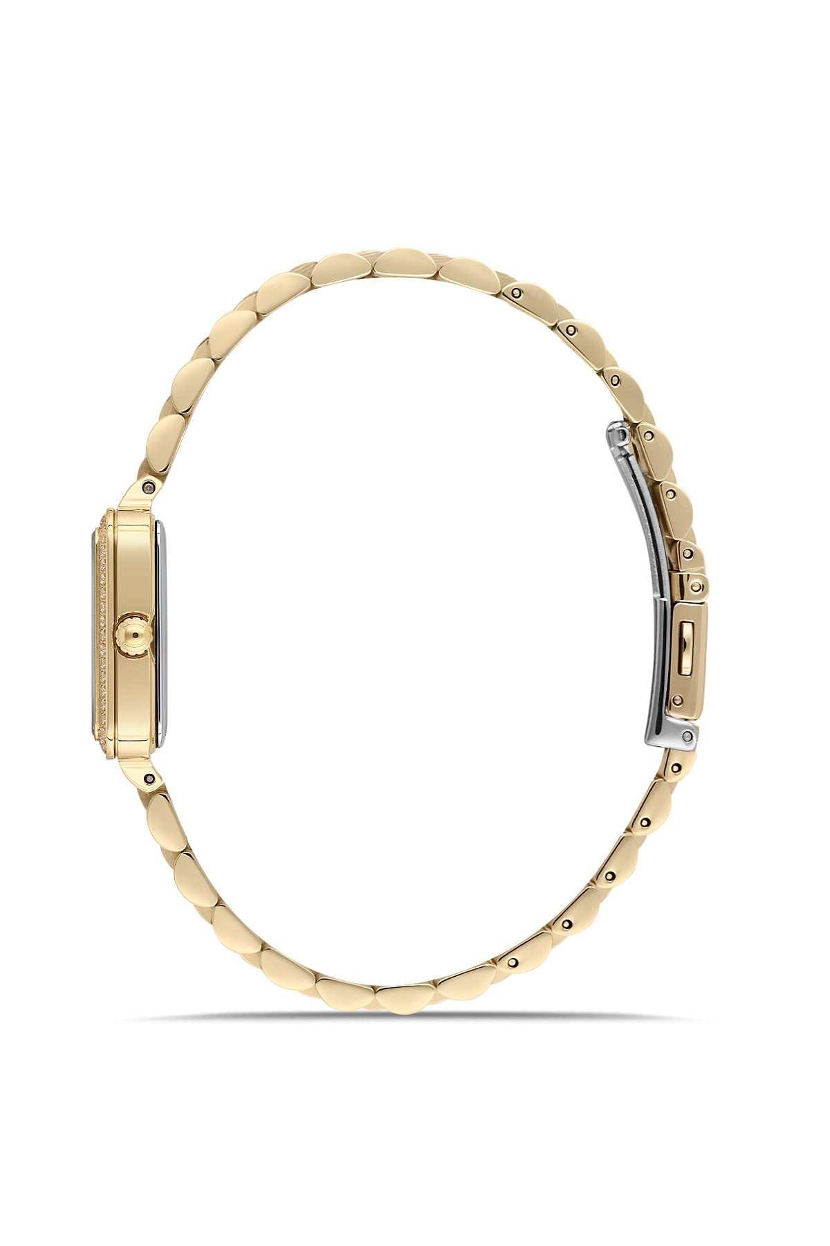 RMS Women's Green Dial Gold Stone Detailed Stainless Steel Watch - RMS.1.AG2225.29