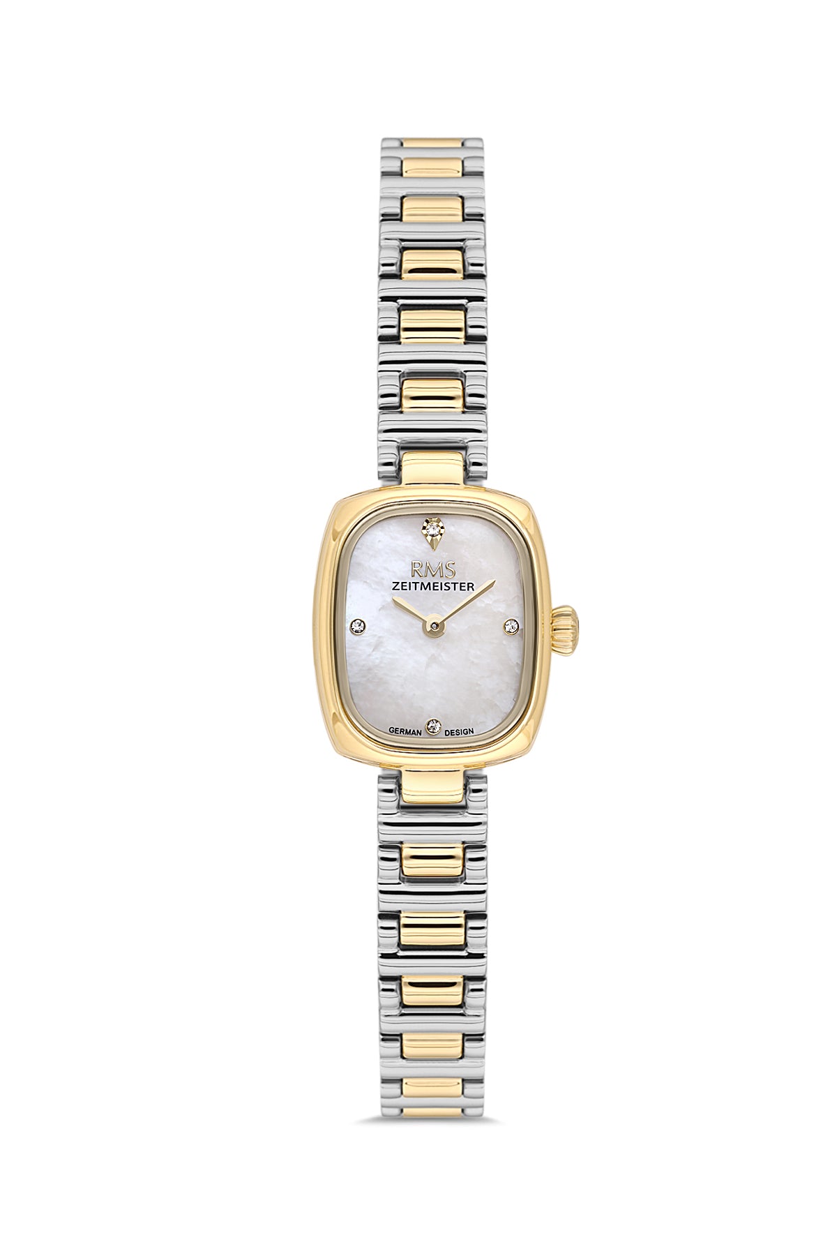 RMS Women's Silver Dial Gold & Silver Stainless Steel Watch - RMS.1.AG2189.40