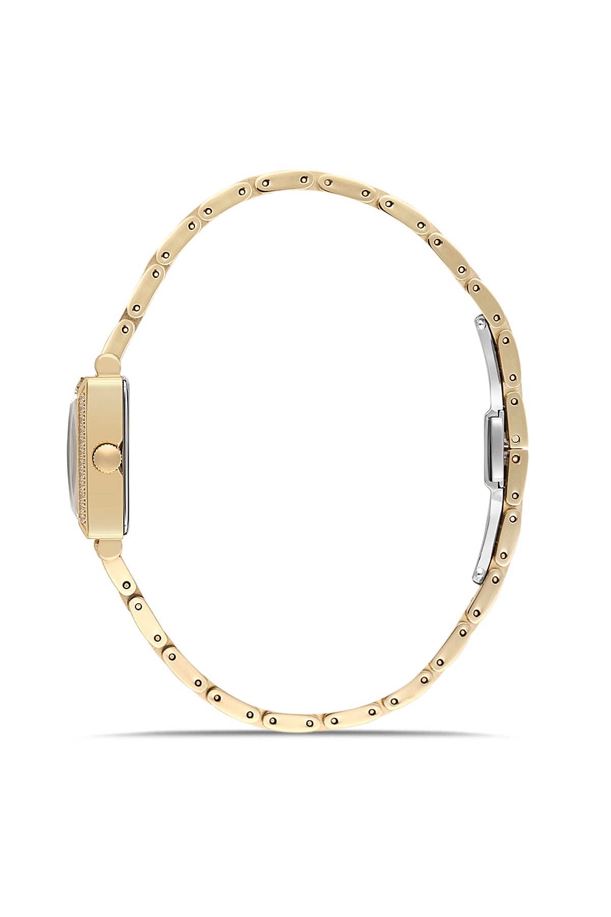 RMS Zeitmeister RMS.1.AG2167.20 women's watch with silver dial, gold case and stainless steel bracelet – view 2