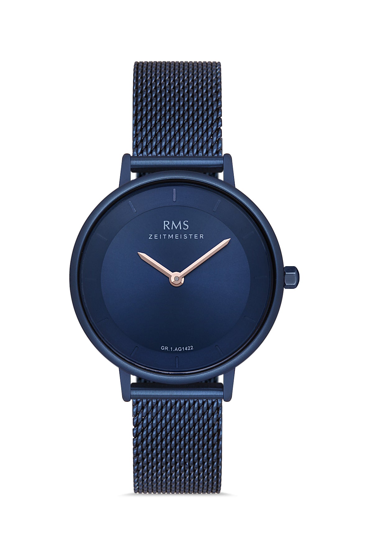 RMS Women's Watch with a Blue Dial and Blue Plating