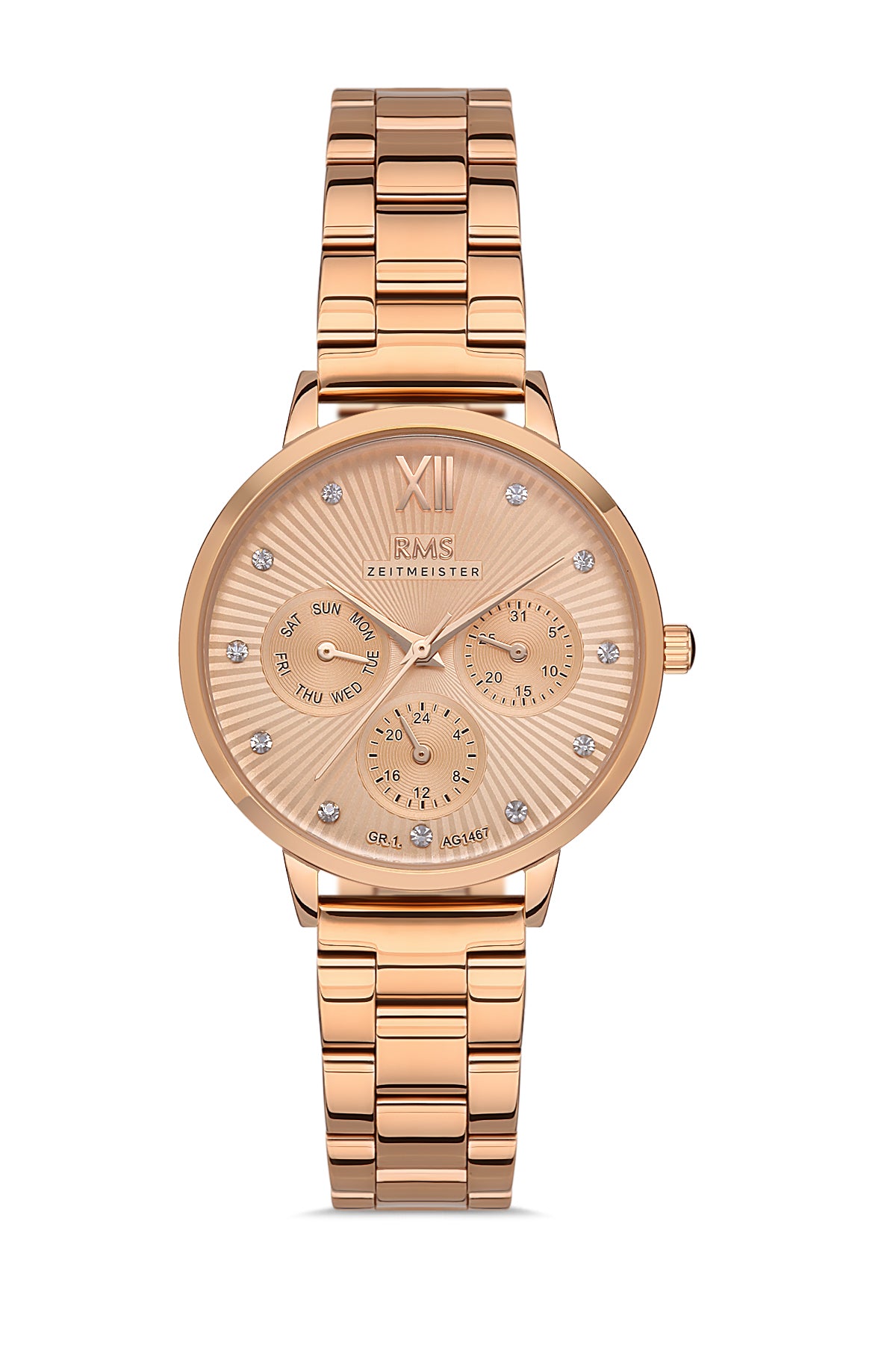 RMS Rose Dial Rose Coated Women's Watch