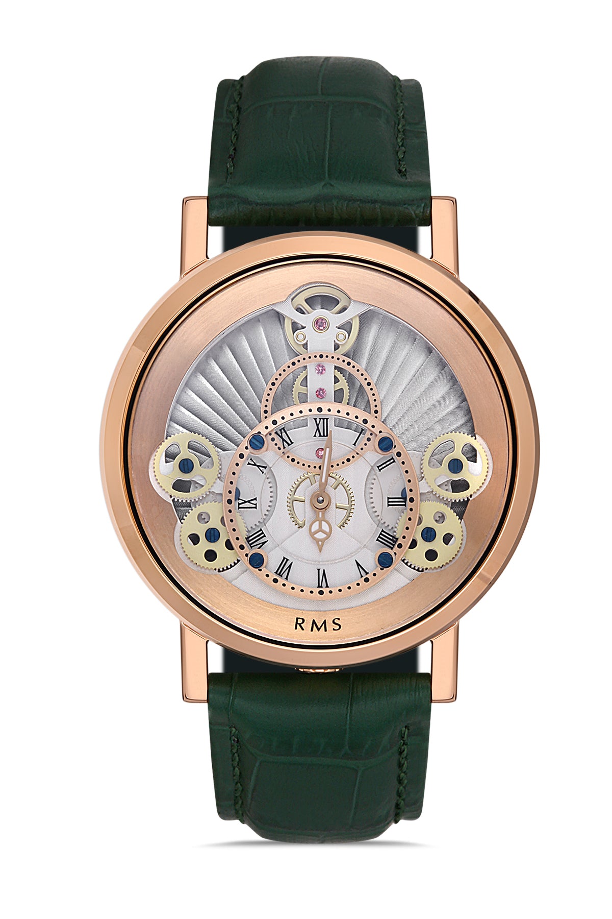 RMS Rose Dial Rose Coated Men's Watch