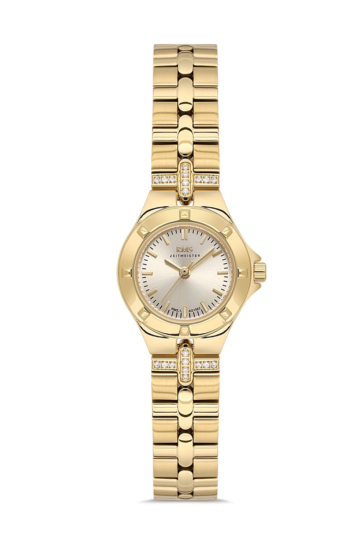 RMS Yellow Dial Yellow Coated Women's Wristwatch