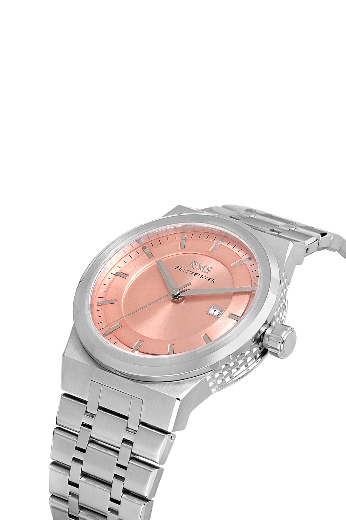 Salmon Dial Silver Men's Watch RMS.1.AG1586.06 | RMS Zeitmeister