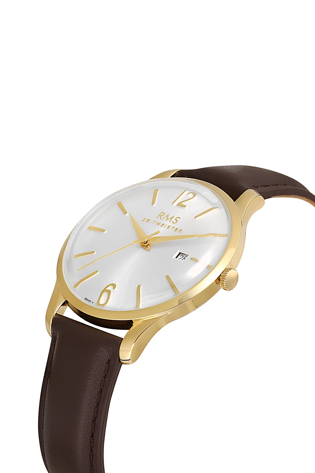 RMS Silver Dial Yellow Coated Men's Watch - RMS.1.AG1611.05