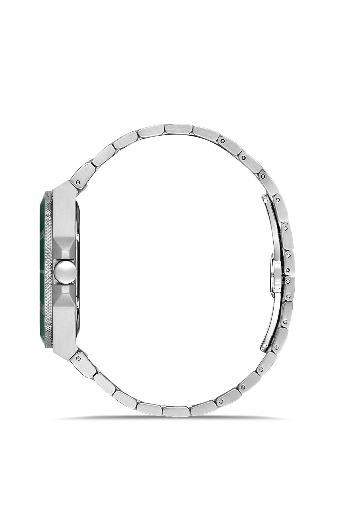 RMS Green Dial Silver Coated Men's Watch - RMS.1.AG1409.03