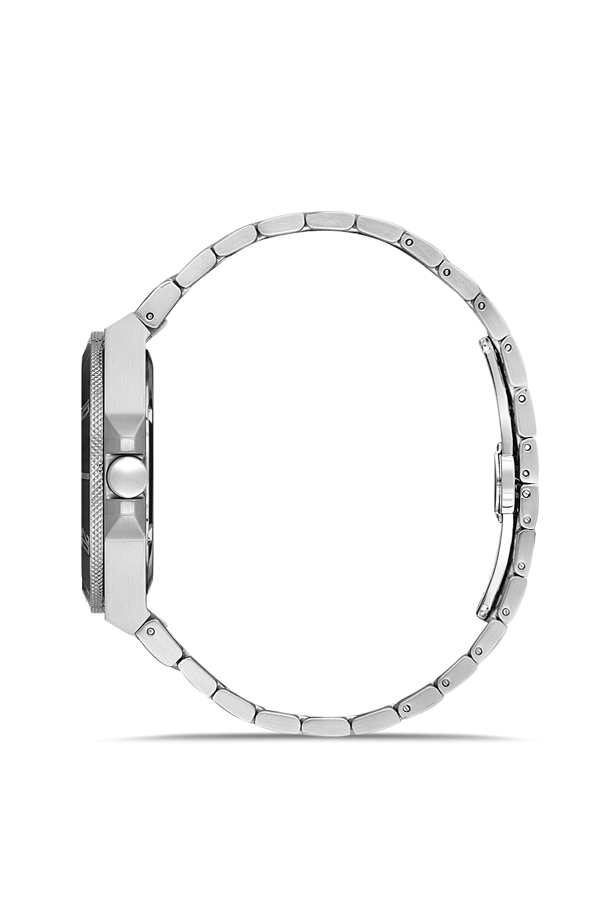 RMS Herrenuhr mit silbernem Zifferblatt und silberfarbener Beschichtung – RMS.1.AG1409.07