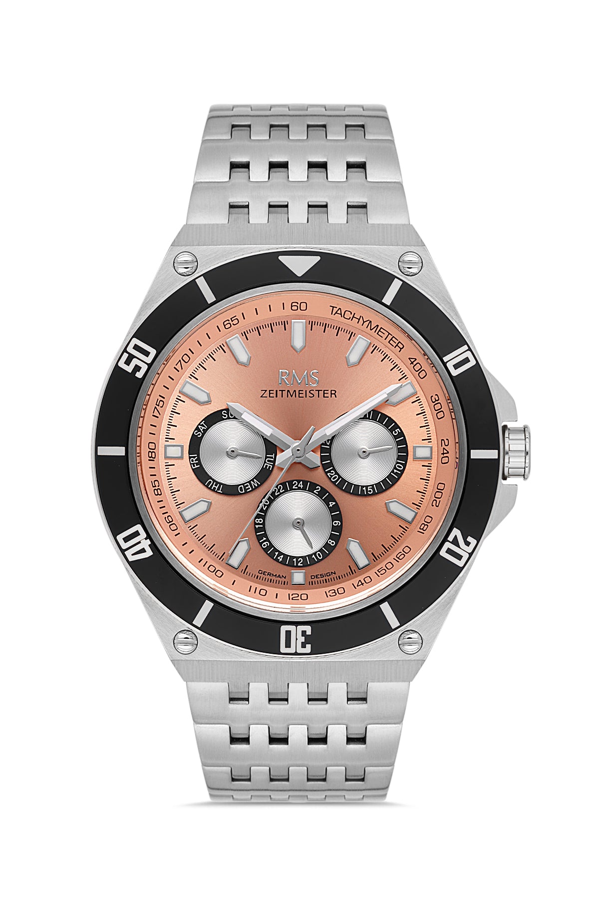 Salmon Dial Silver Men's Watch RMS.1.AG1409.08 | RMS Zeitmeister