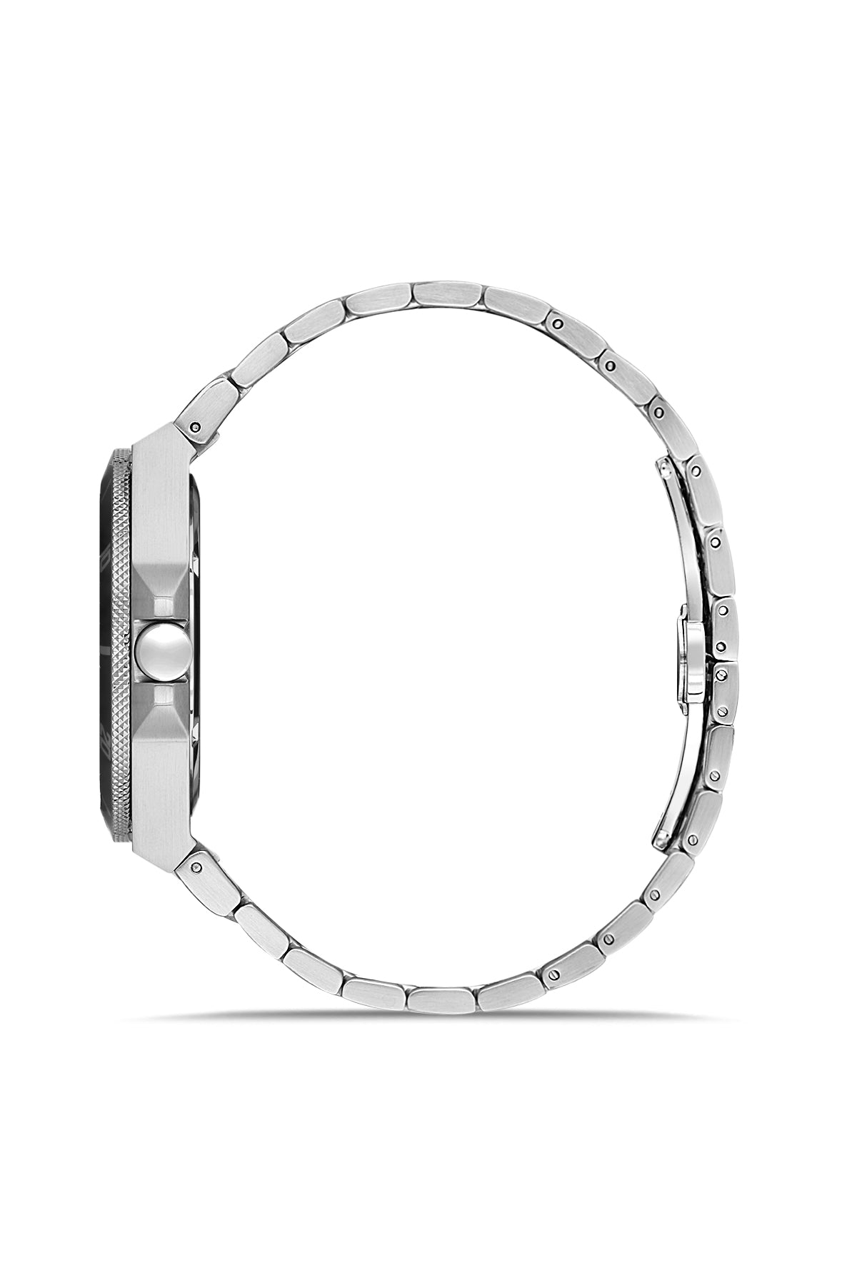 RMS Salmon Zifferblatt Silber beschichtete Herrenuhr - RMS.1.AG1409.08