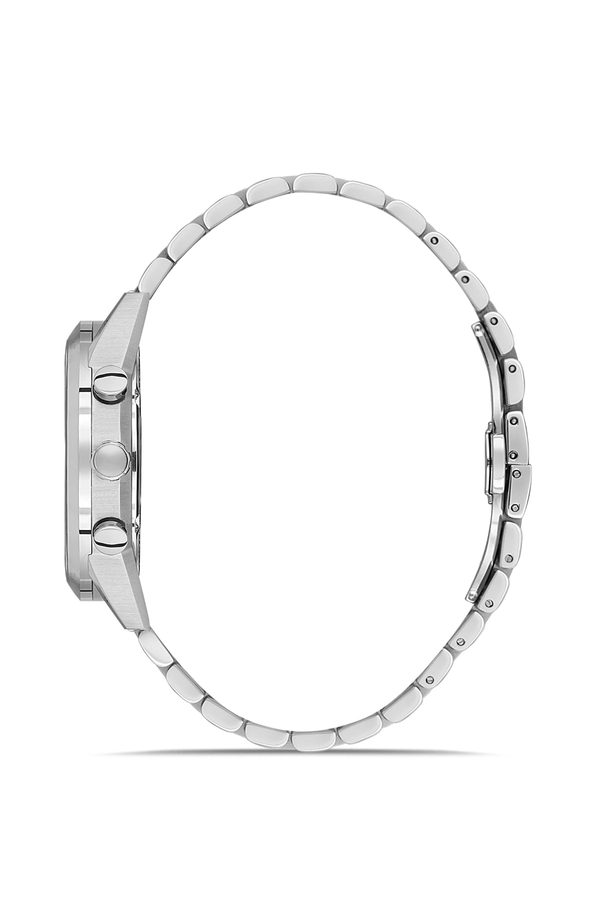 RMS Silver Dial Silver Coated Men's Watch - RMS.1.AG1593.01