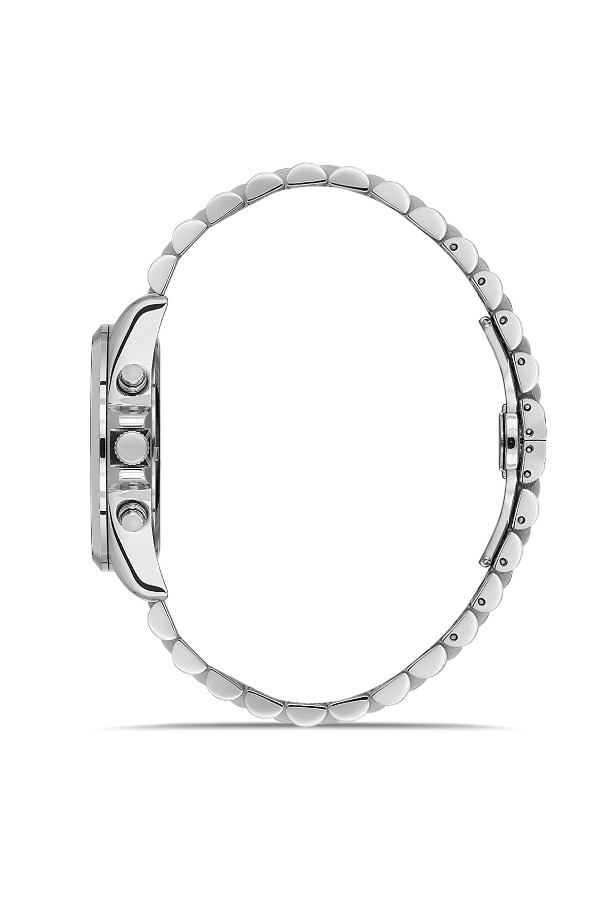 RMS Herrenuhr mit braunem Zifferblatt und silberfarbener Beschichtung – RMS.1.AG1598.06