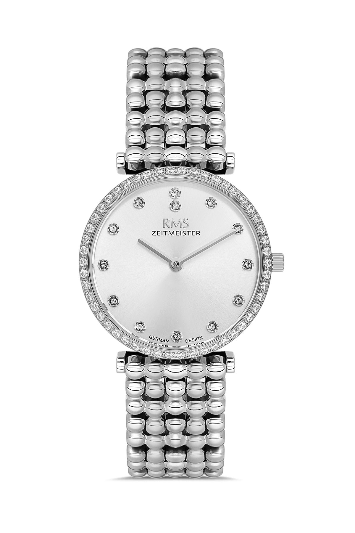 RMS Women's Silver Dial Silver Stainless Steel Watch - RMS.1.AG1647.01