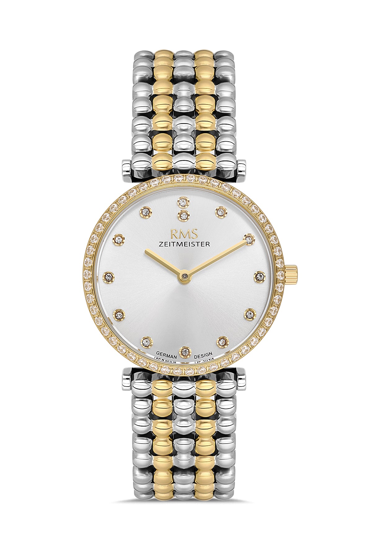 RMS Women's Silver Dial Gold & Silver Stainless Steel Watch - RMS.1.AG1647.05