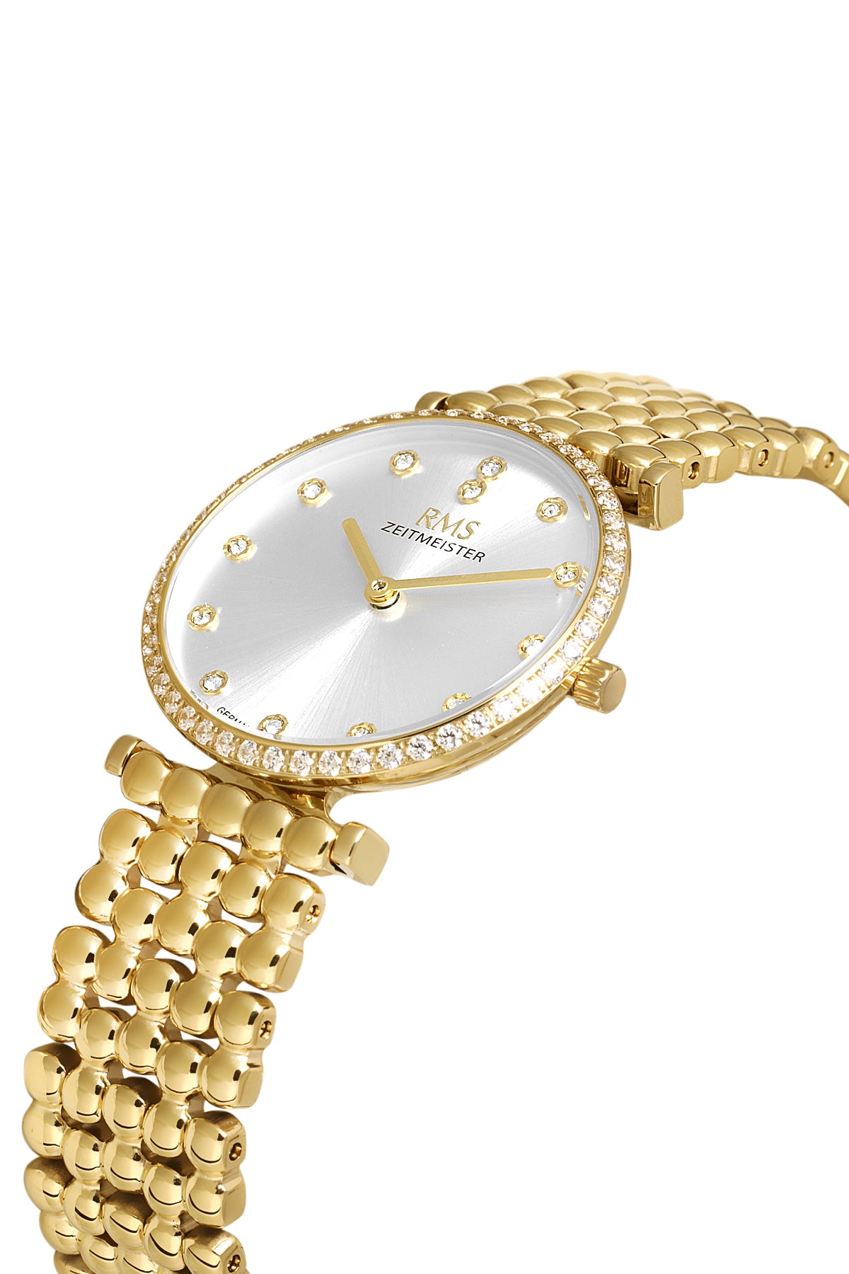 RMS Women's Silver Dial Gold Stainless Steel Watch - RMS.1.AG1647.06 - 3