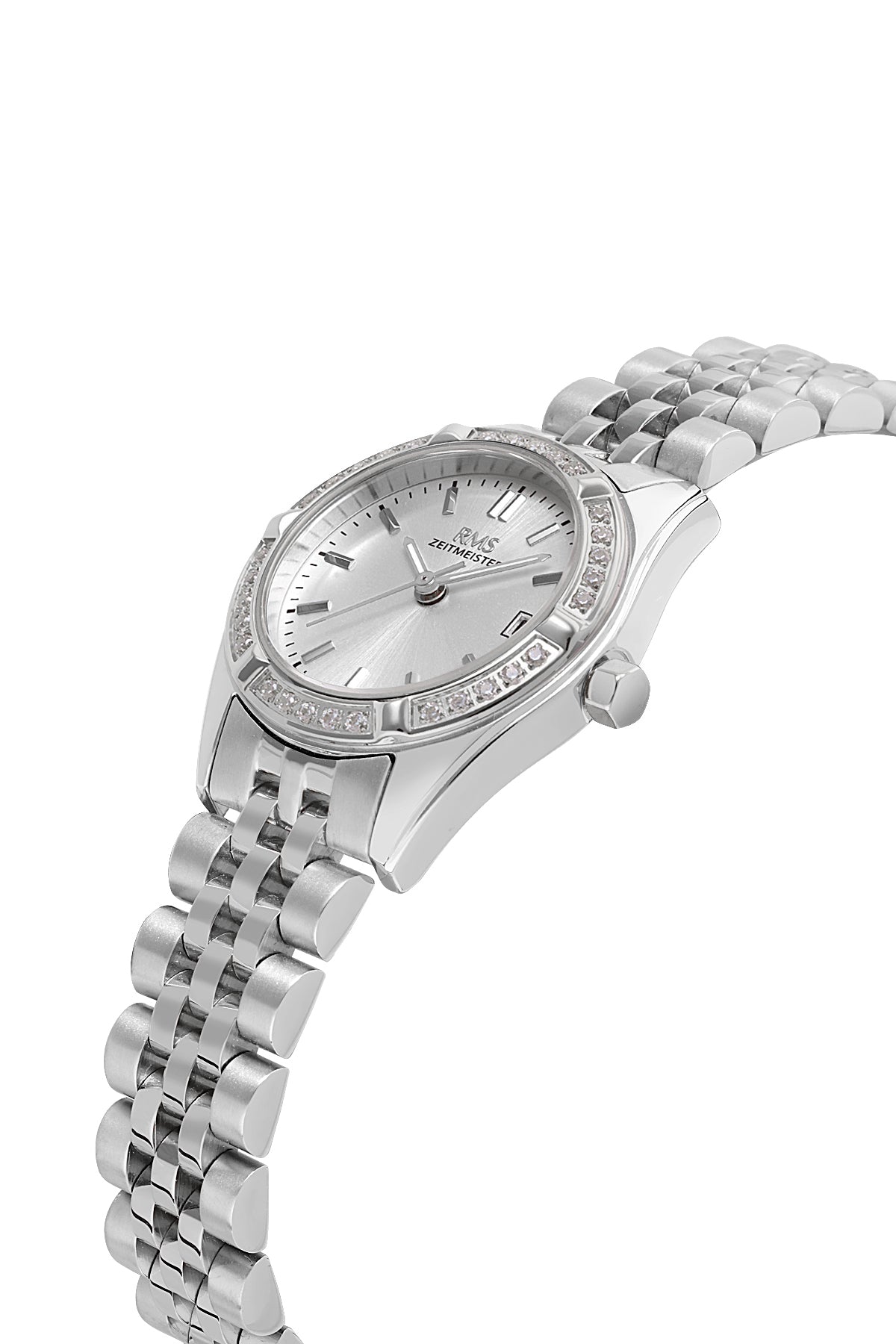 RMS Silver Dial Silver Coated Women's Watch - RMS.1.AG1605.01