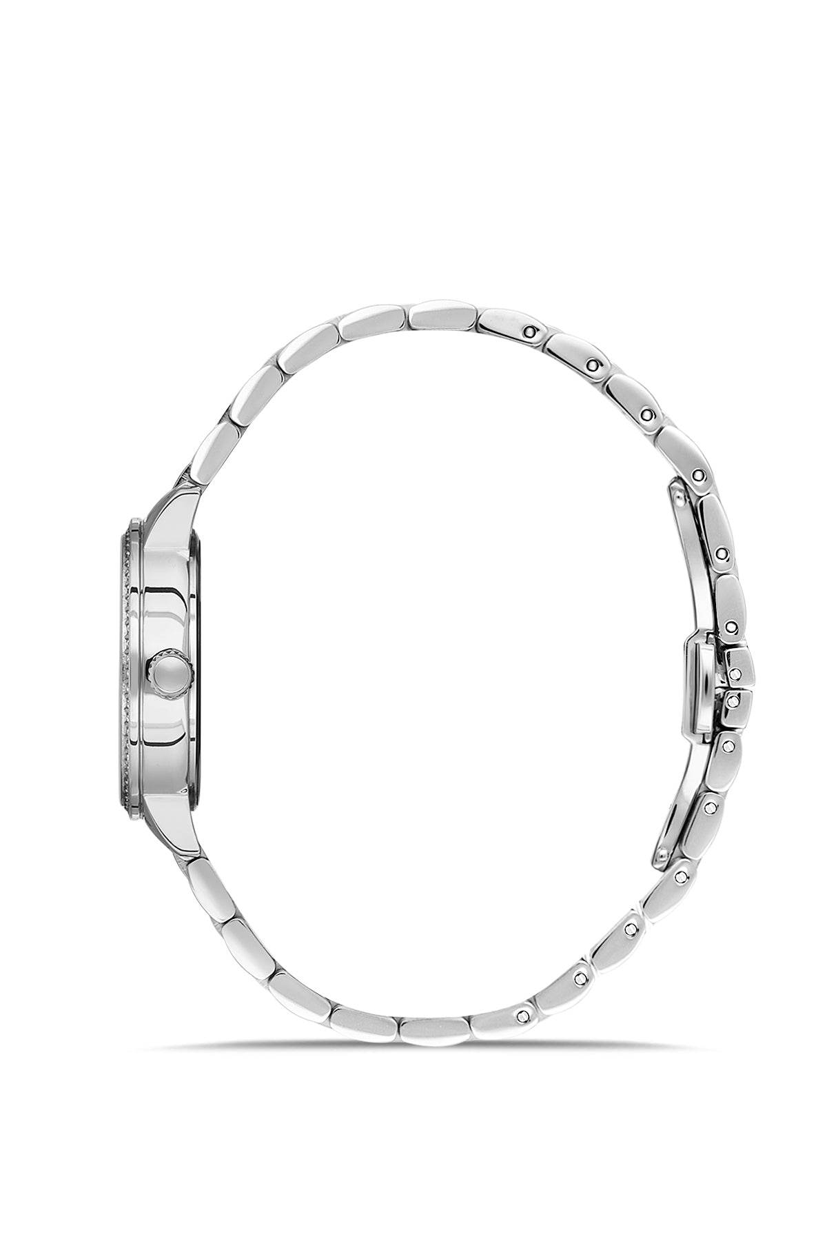 RMS Blue Dial Silver Coated Women's Watch - RMS.1.AG1606.02