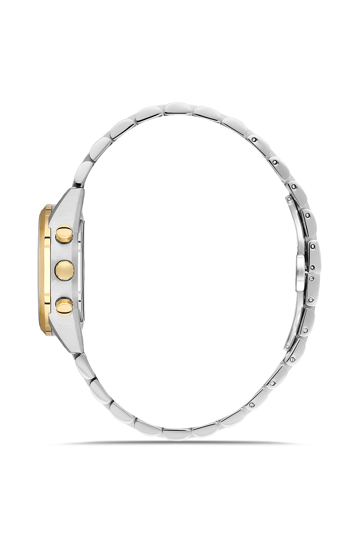 RMS Silver Dial Yellow White Coated Women's Watch - RMS.1.AG1594.08