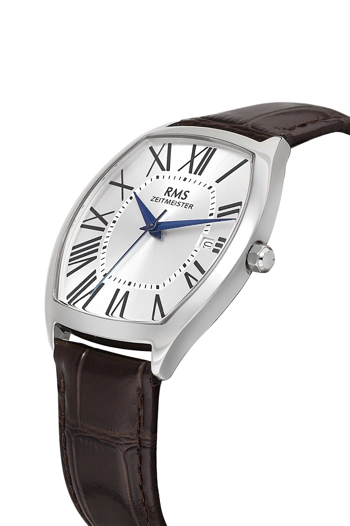 RMS Silver Dial Silver Coated Men's Watch - RMS.1.AG1627.02