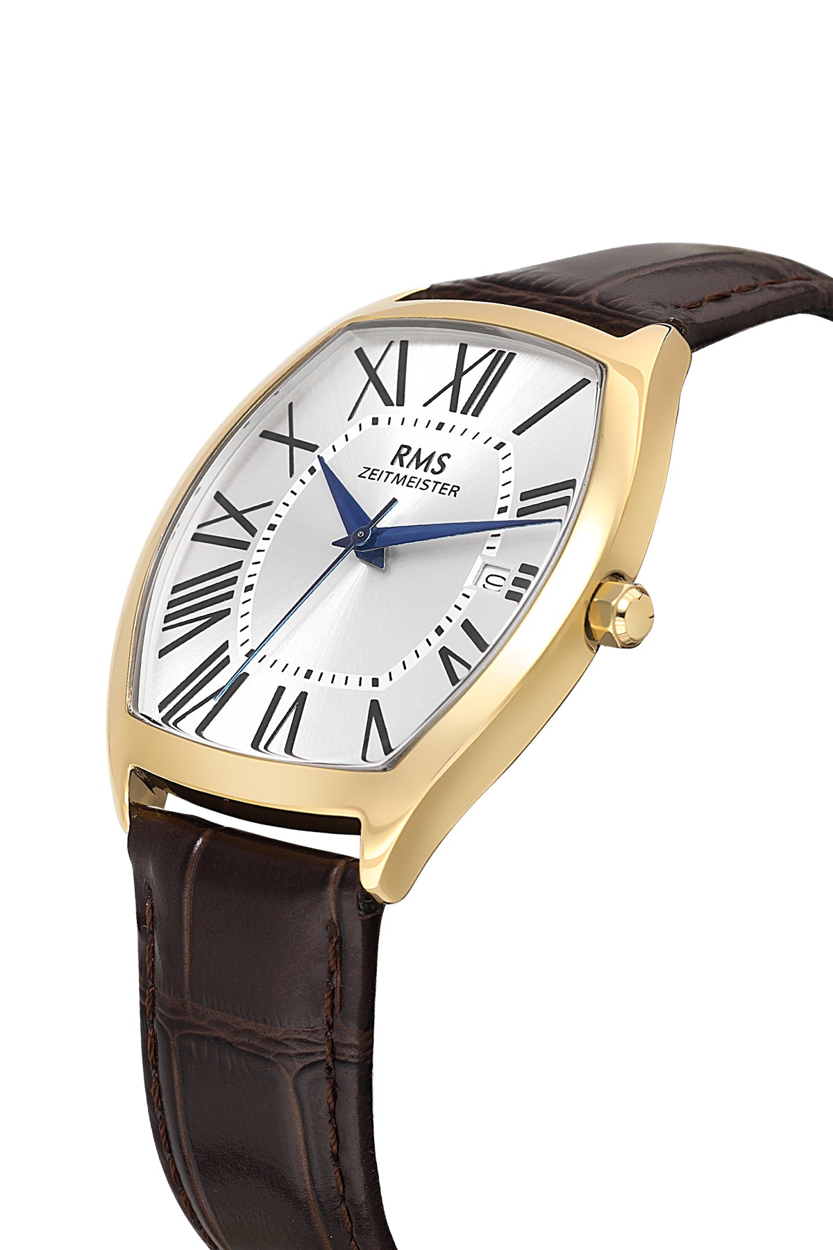 RMS Silver Dial Yellow Coated Men's Watch - RMS.1.AG1627.05