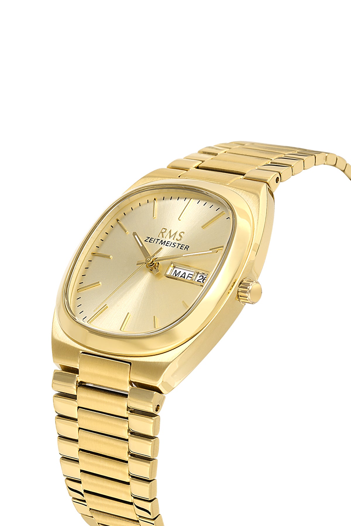 RMS Yellow Dial Yellow Coated Men's Watch - RMS.1.AG2049.08