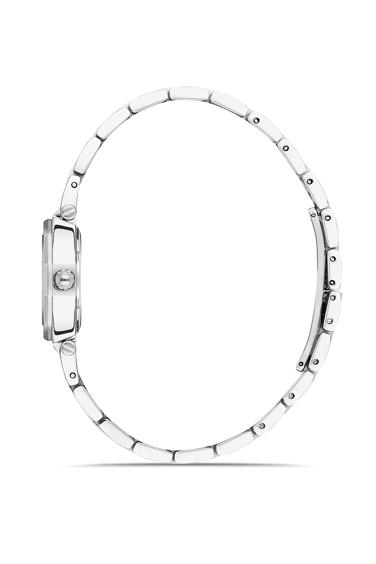 RMS Black Dial Silver Coated Women's Watch - RMS.1.AG2056.02