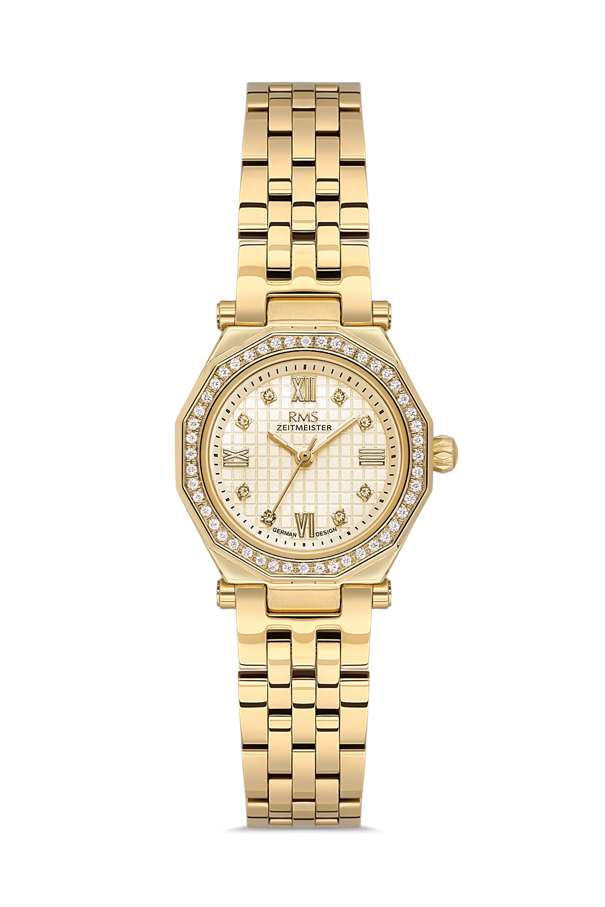 RMS Yellow Dial Yellow Coated Women's Watch - RMS.1.AG2056.05