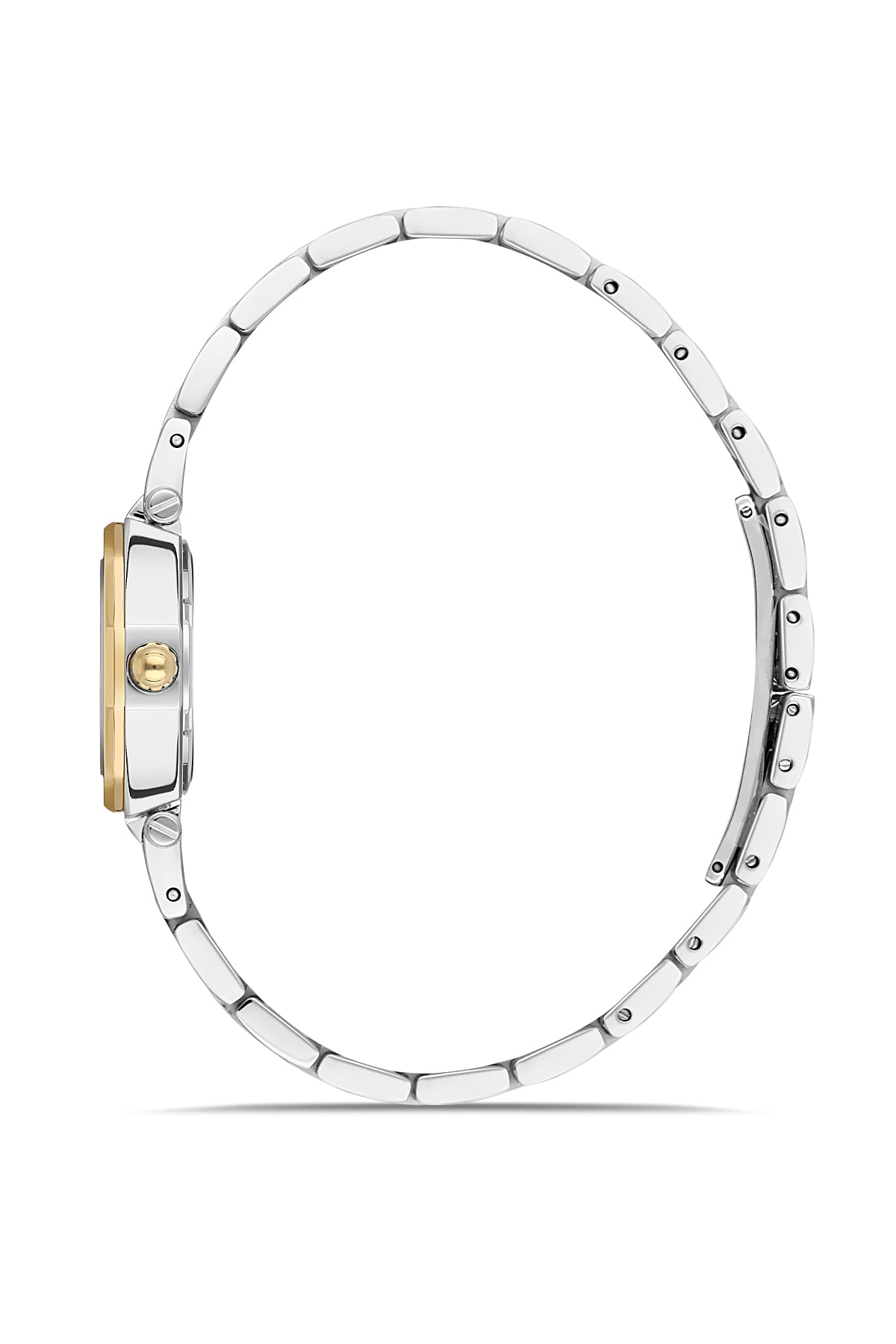 RMS Silver Dial Yellow White Coated Women's Watch - RMS.1.AG2056.06