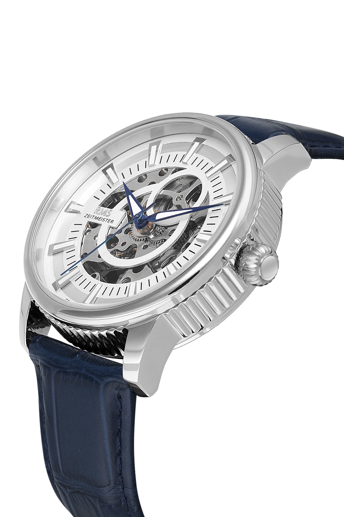 RMS Silver Dial Silver Coated Men's Watch - RMS.1.AG1640.01