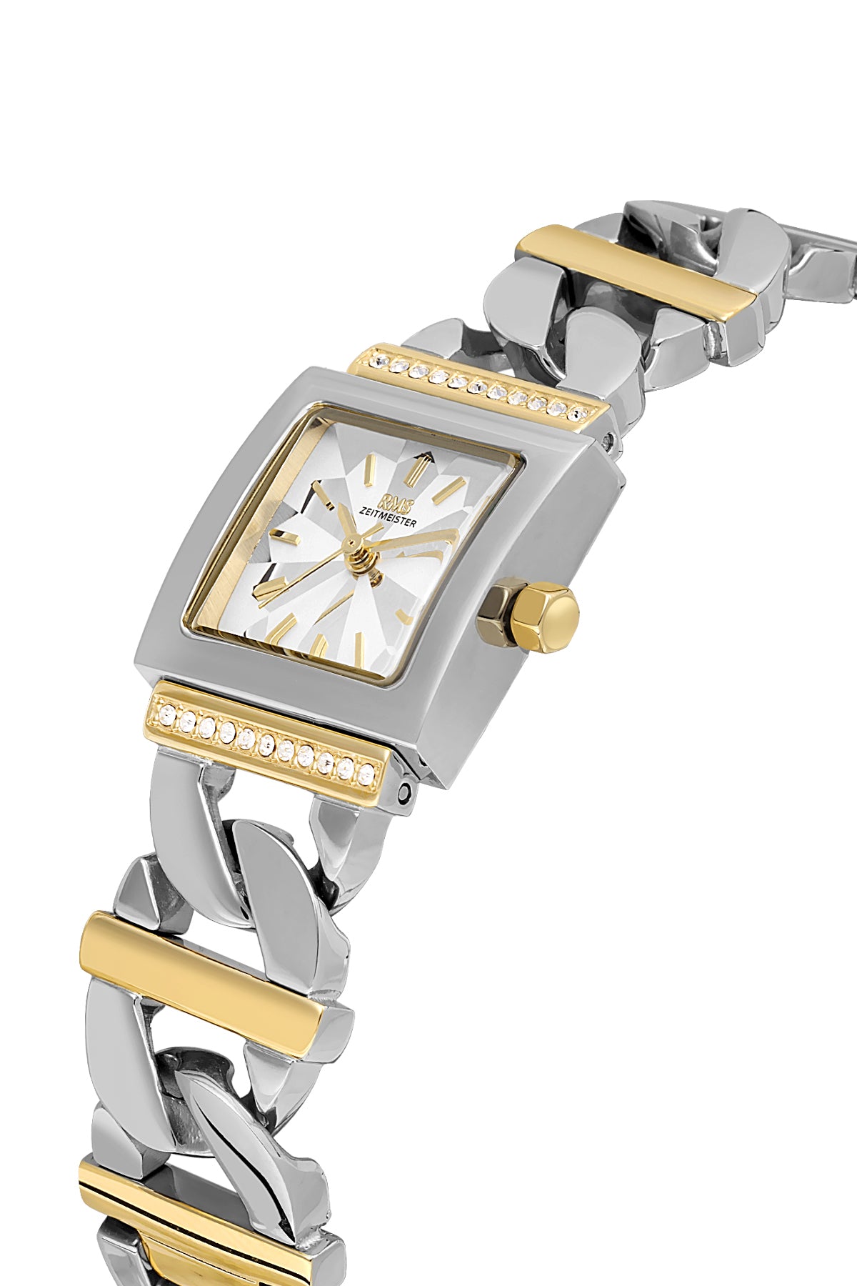 RMS Women's Silver Dial Gold & Silver Stainless Steel Watch - RMS.1.AG2055.03