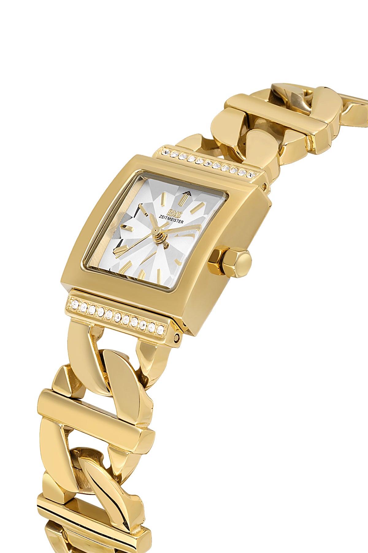 RMS Women's Silver Dial Gold Stainless Steel Watch - RMS.1.AG2055.04 - 3
