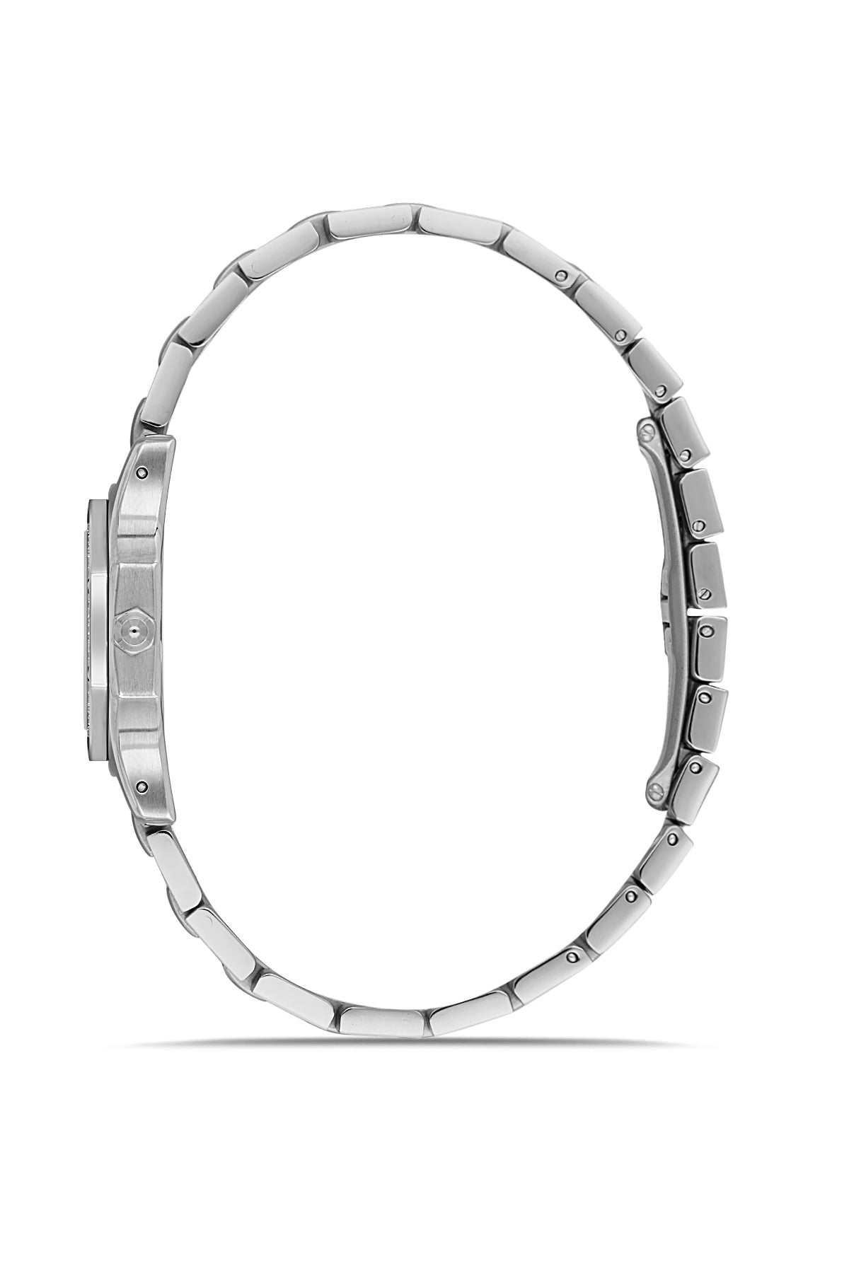 RMS Women's Blue Dial Silver Stone Detailed Stainless Steel Watch - RMS.1.AG2107.13