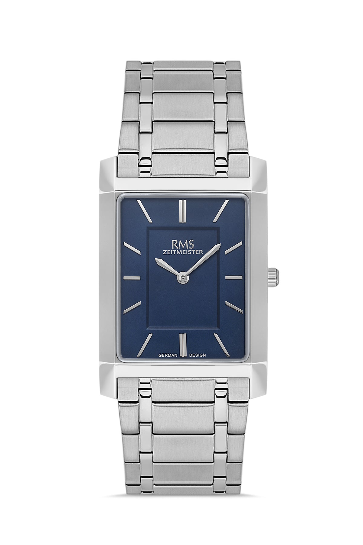 RMS Men's Blue Dial Silver Stainless Steel Watch - RMS.1.AG2120.13