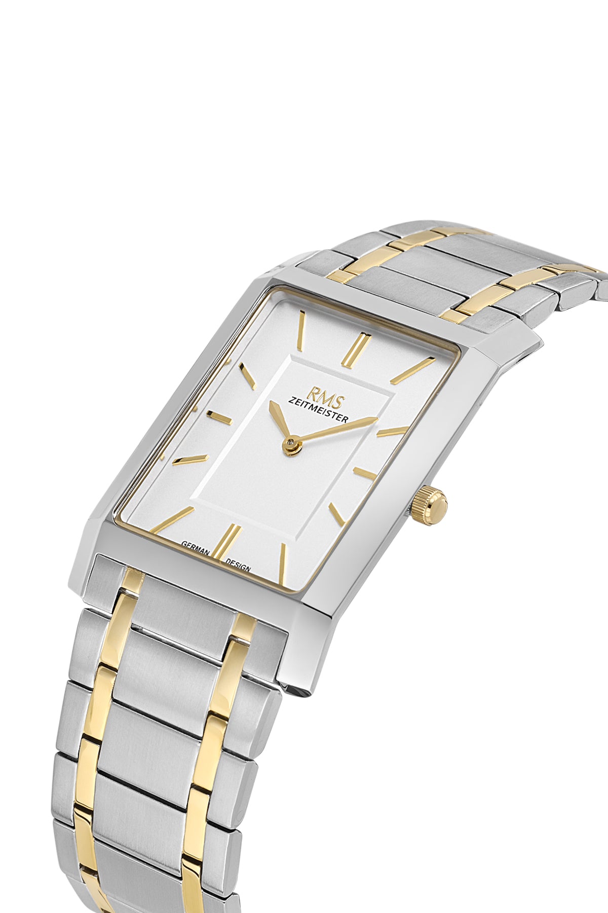 RMS Men's Silver Dial Gold & Silver Stainless Steel Watch - RMS.1.AG2120.40