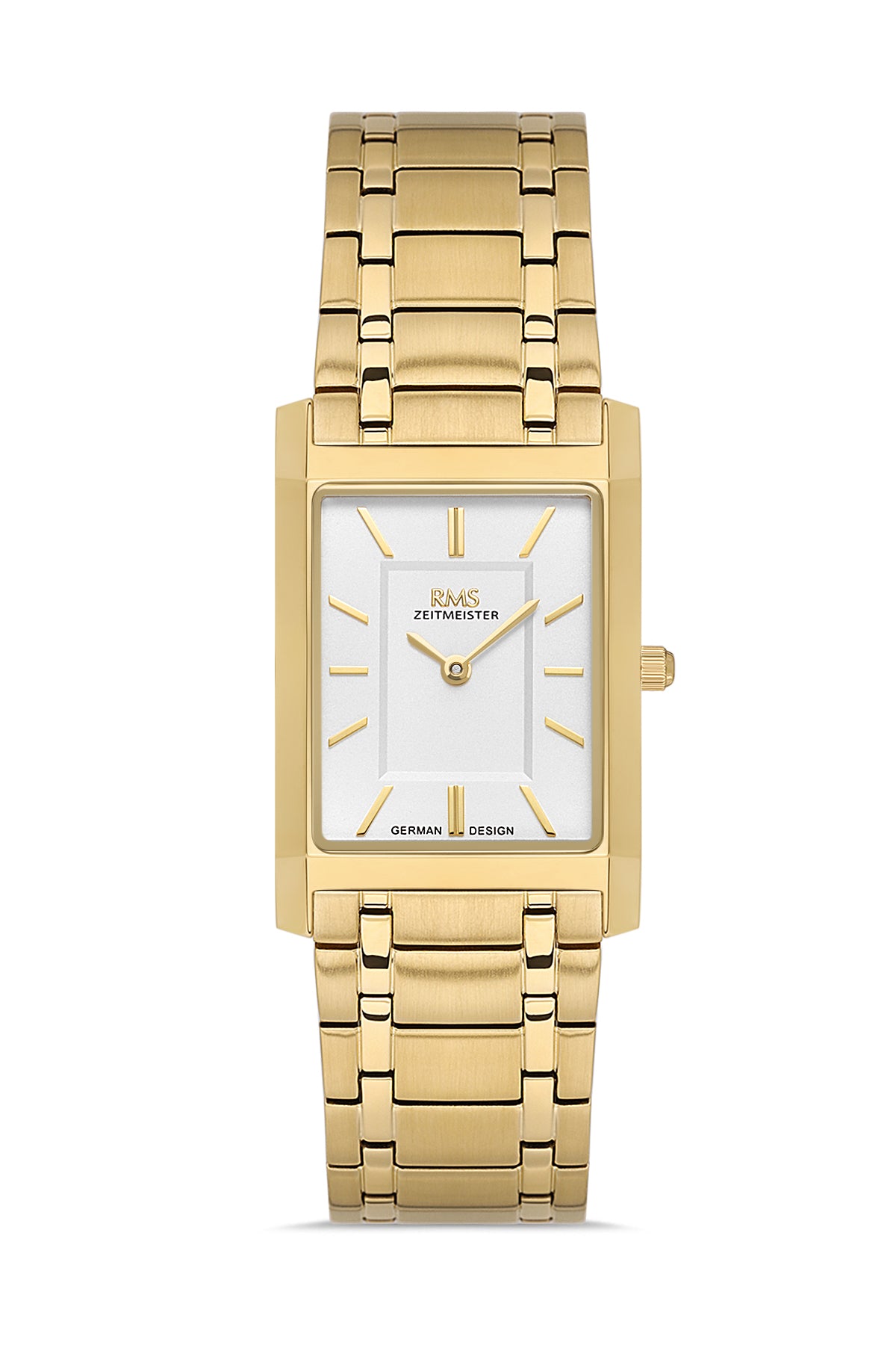 RMS Women's Silver Dial Gold Stainless Steel Watch - RMS.1.AG2121.20