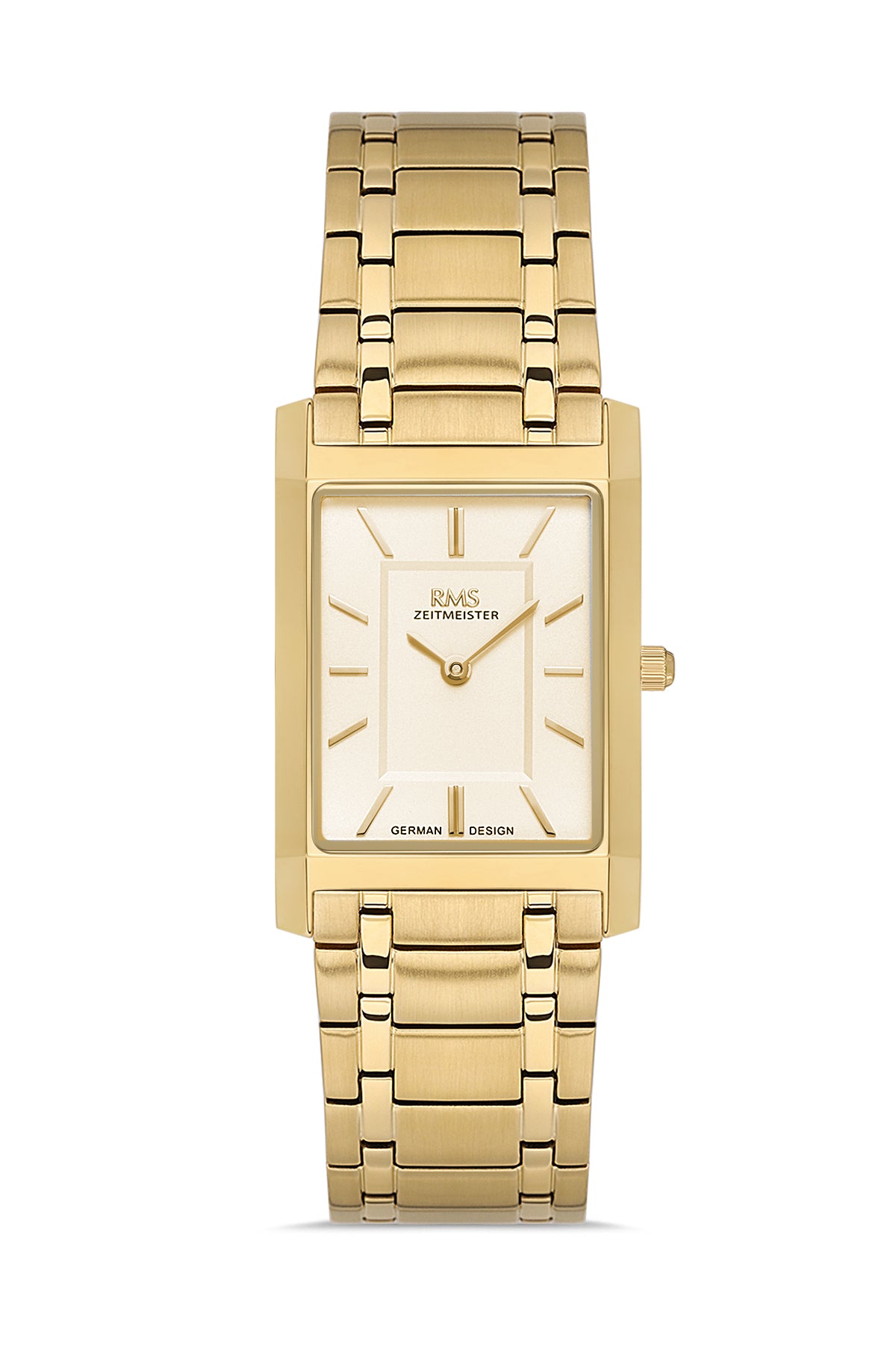 RMS Women's Gold Dial Gold Stainless Steel Watch - RMS.1.AG2121.25