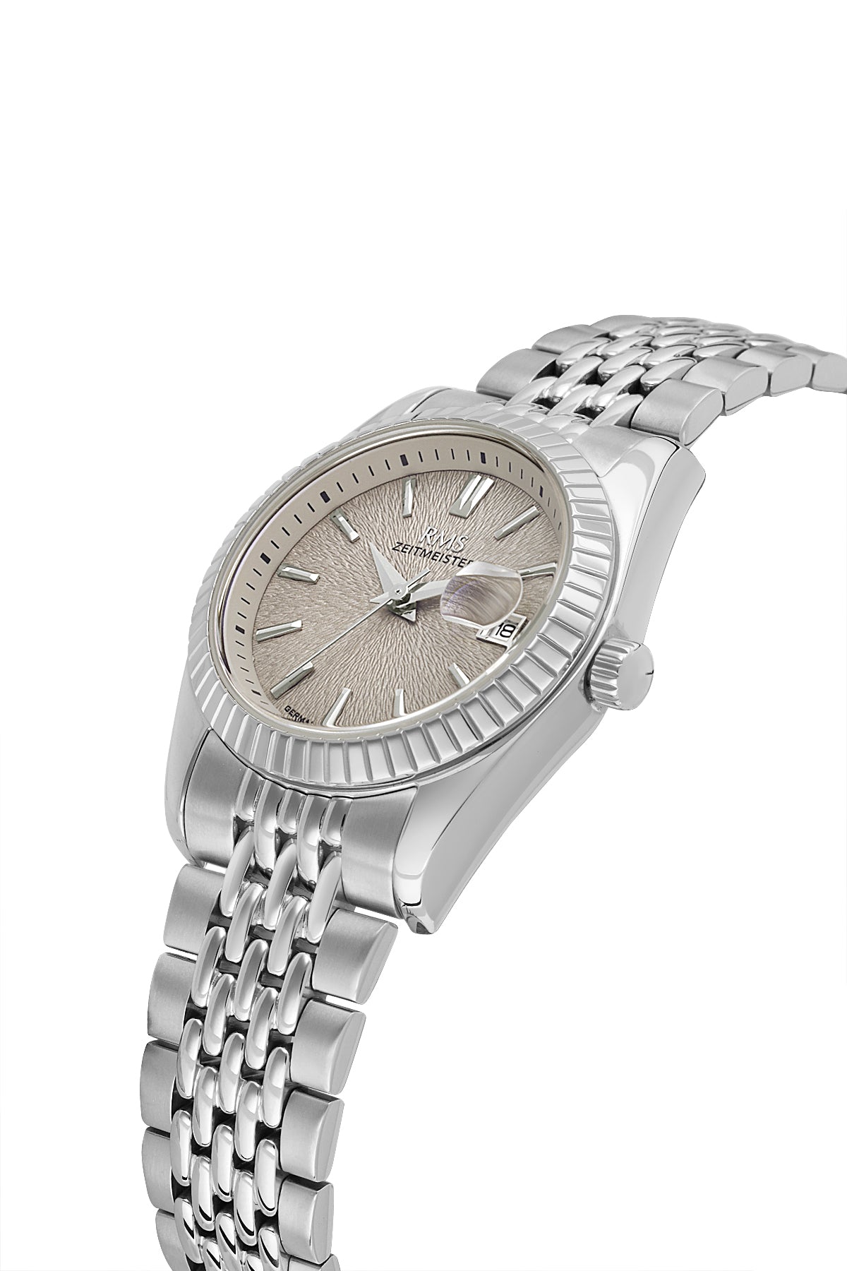 RMS Women's Gray Dial Silver Stainless Steel Watch - RMS.1.AG2126.115