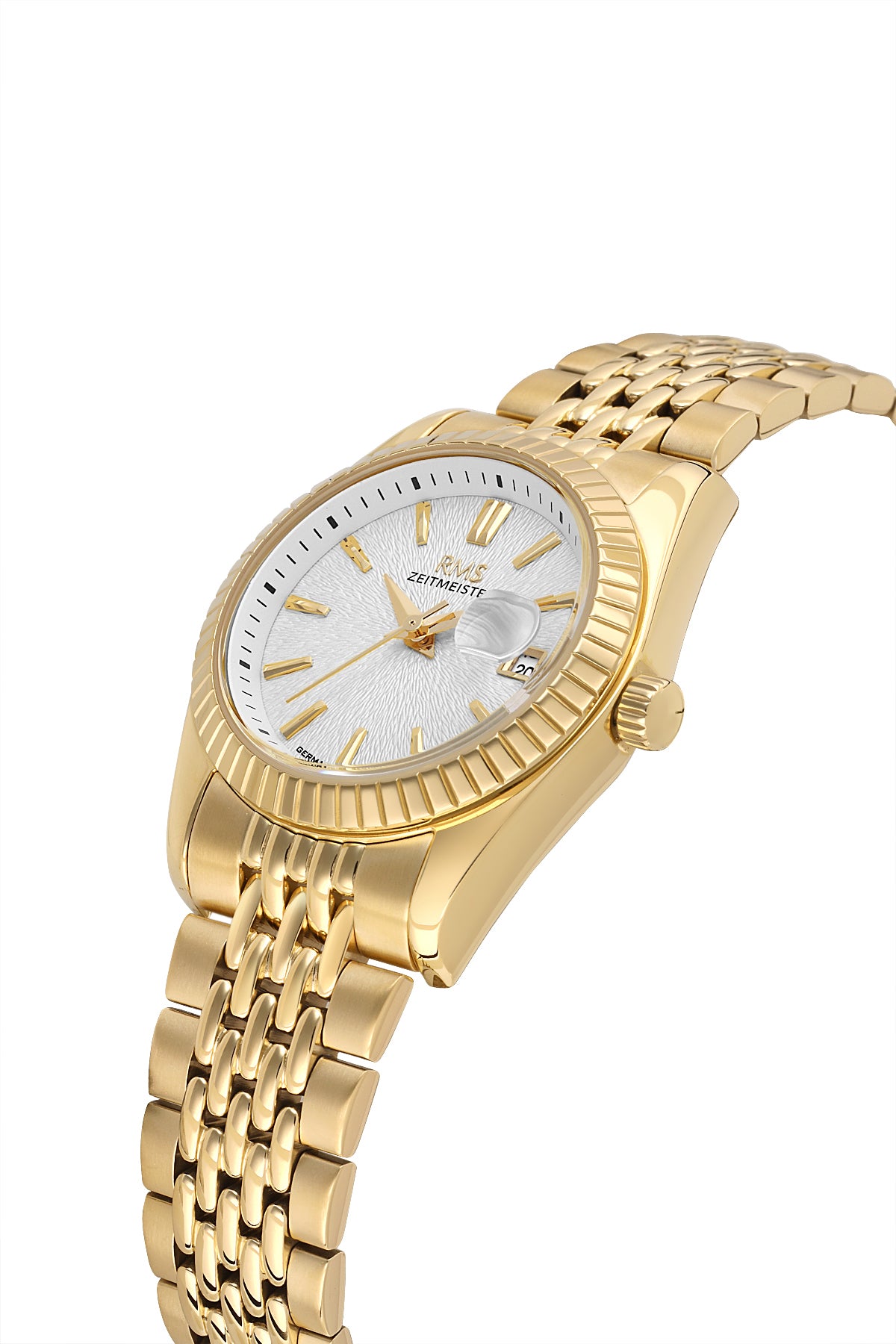 RMS Women's Silver Dial Gold Stainless Steel Watch - RMS.1.AG2126.20 - 3