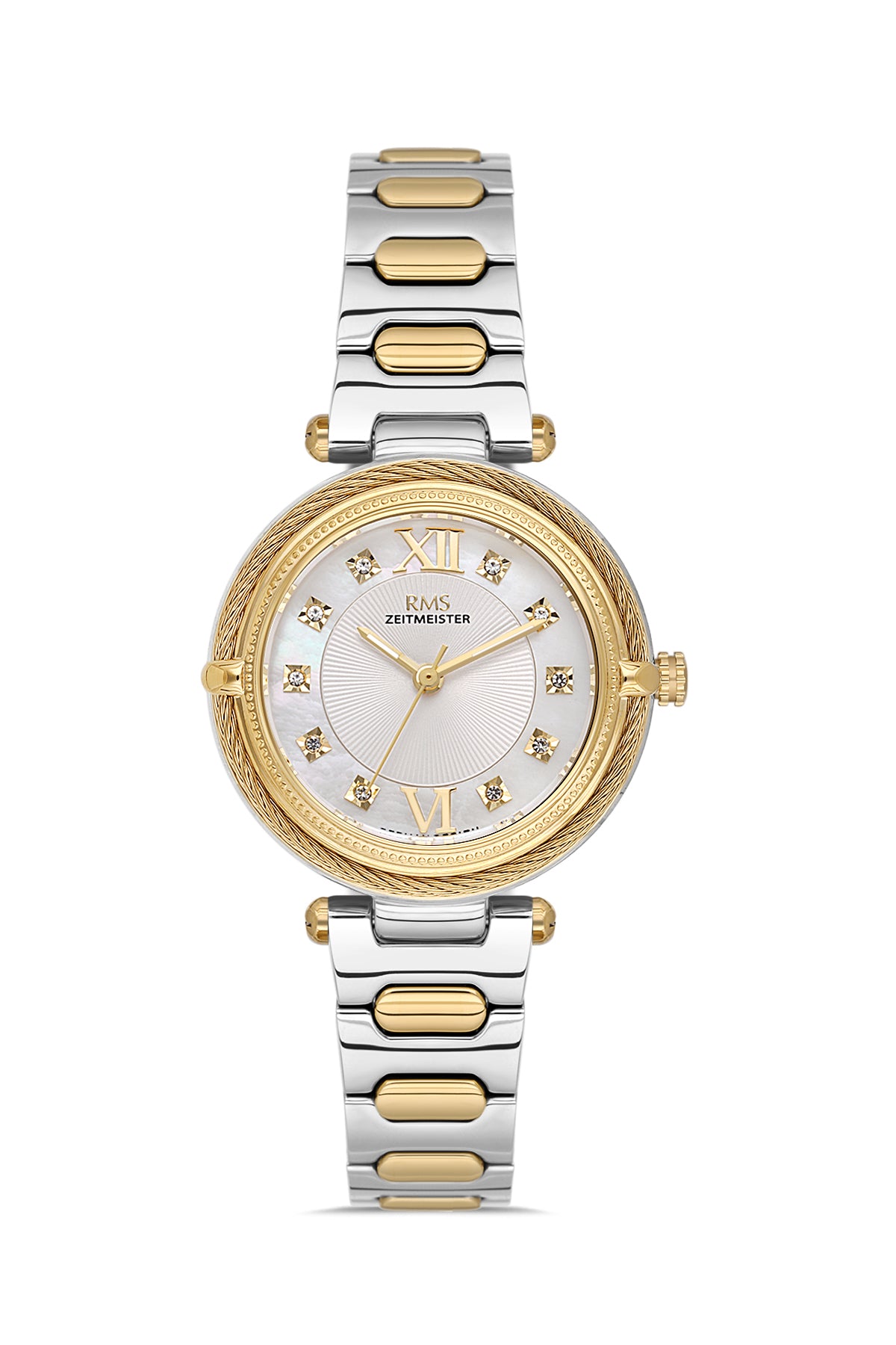 RMS Women's Silver Dial Gold & Silver Stainless Steel Watch - RMS.1.AG2135.40