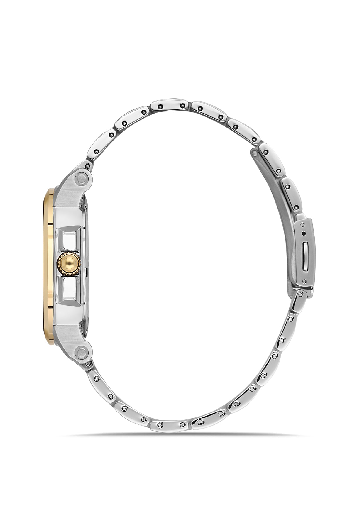 RMS Men's Black Dial Gold & Silver Stainless Steel Watch - RMS.1.AG2151.42