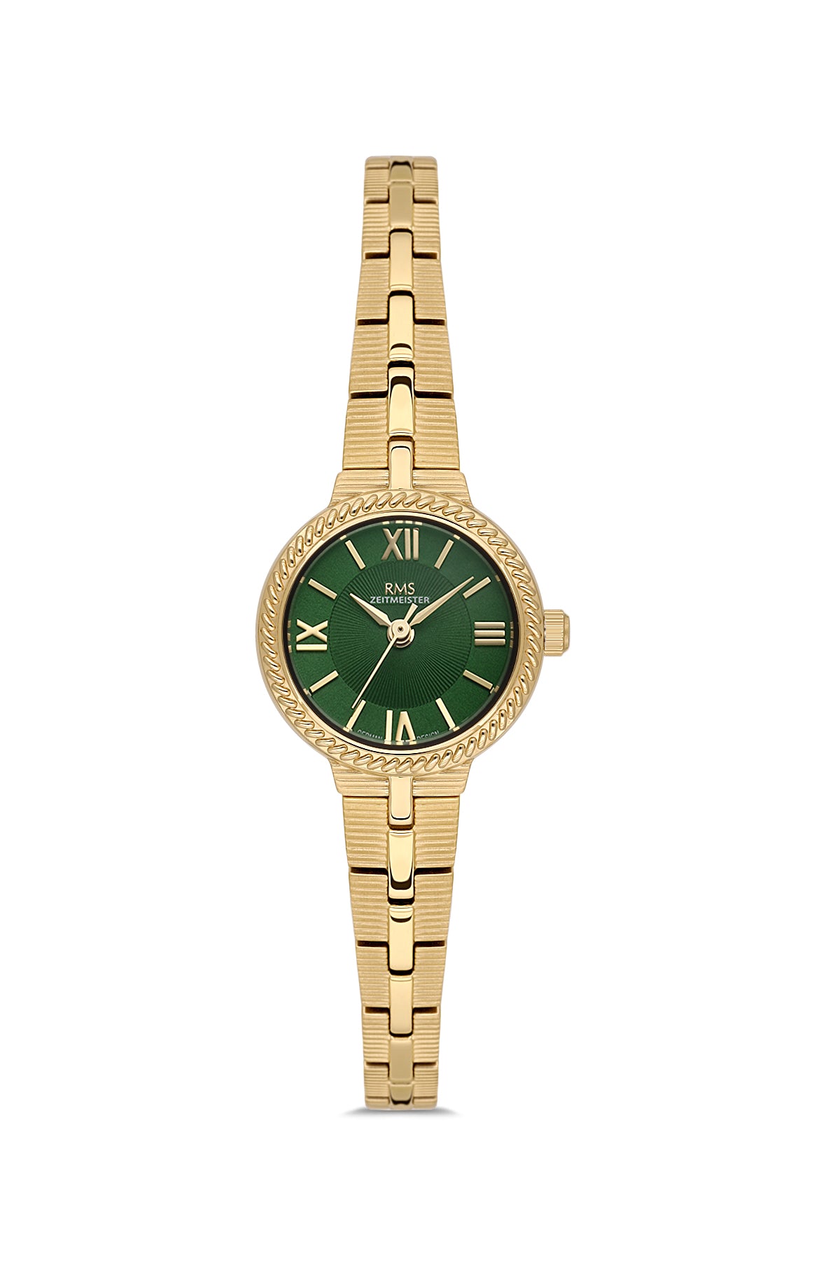 RMS Women's Green Dial Yellow Stainless Steel Watch - RMS.1.AG2239.29