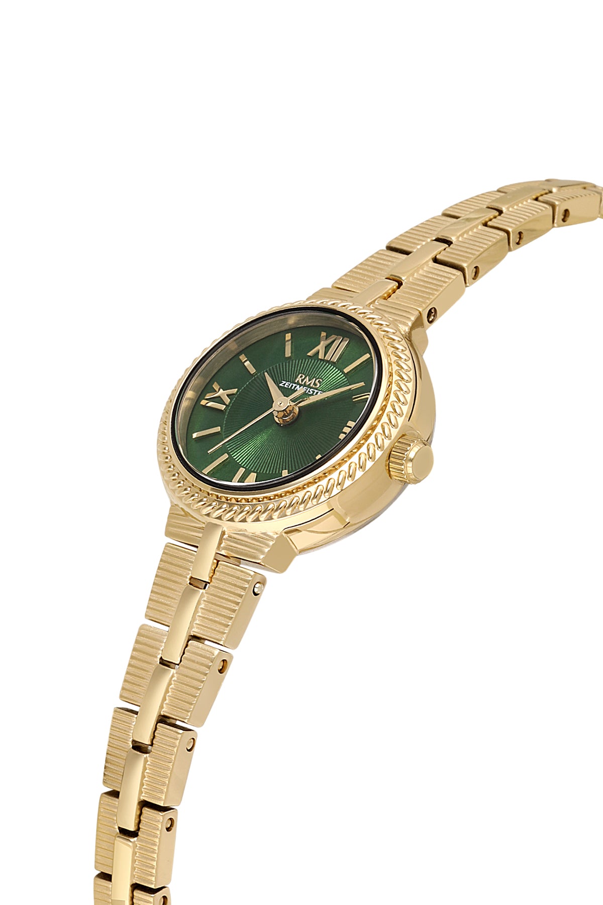 RMS Women's Green Dial Yellow Stainless Steel Watch - RMS.1.AG2239.29