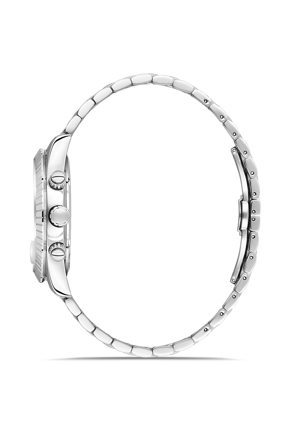 RMS Zeitmeister Blue Dial Silver Plated Men's Watch - Stainless Steel Bracelet - RMS.1.AG2184.13