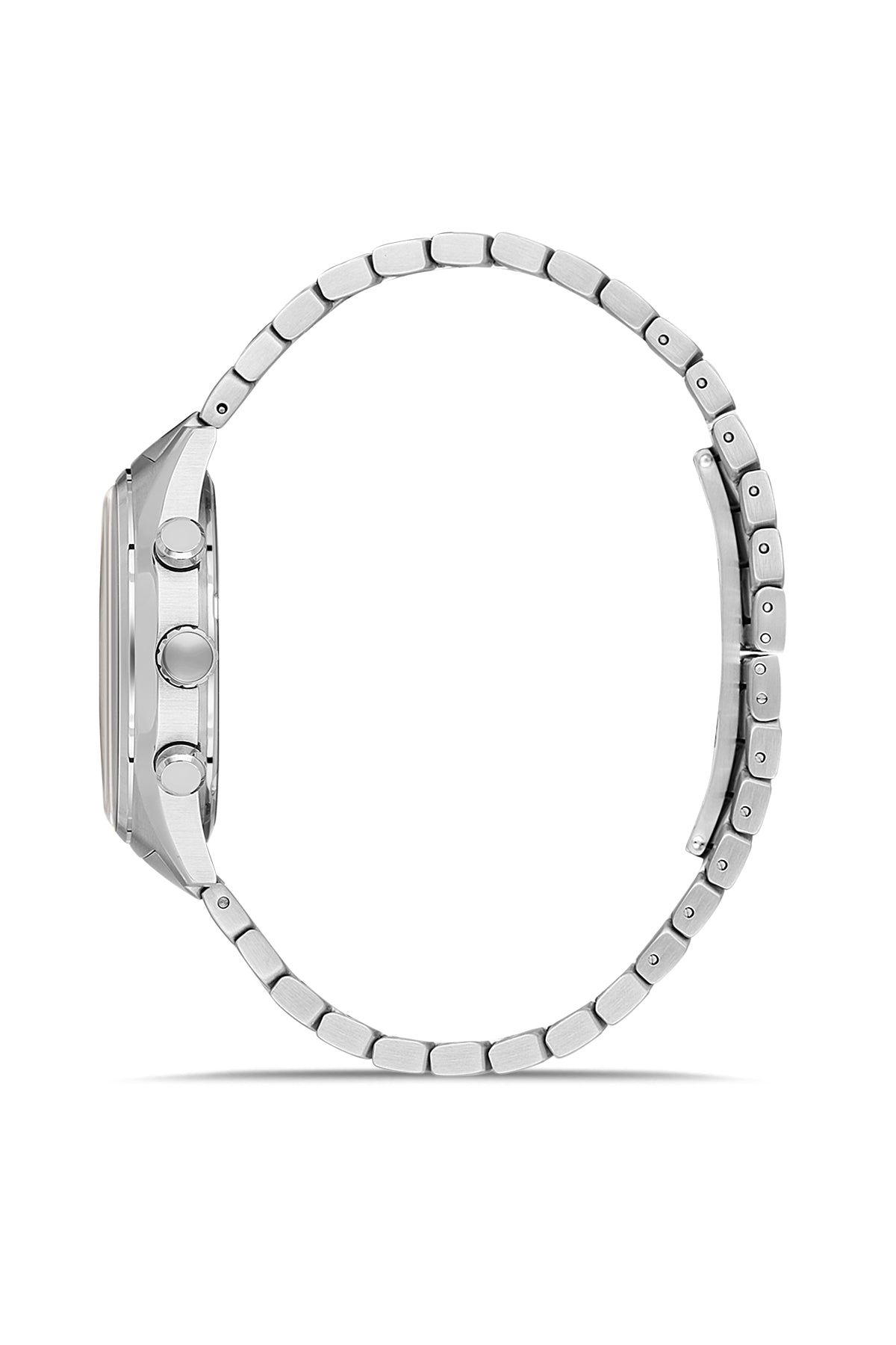 RMS Zeitmeister Brown Dial Silver Plated Men's Watch - Stainless Steel Bracelet - RMS.1.AG2201.17