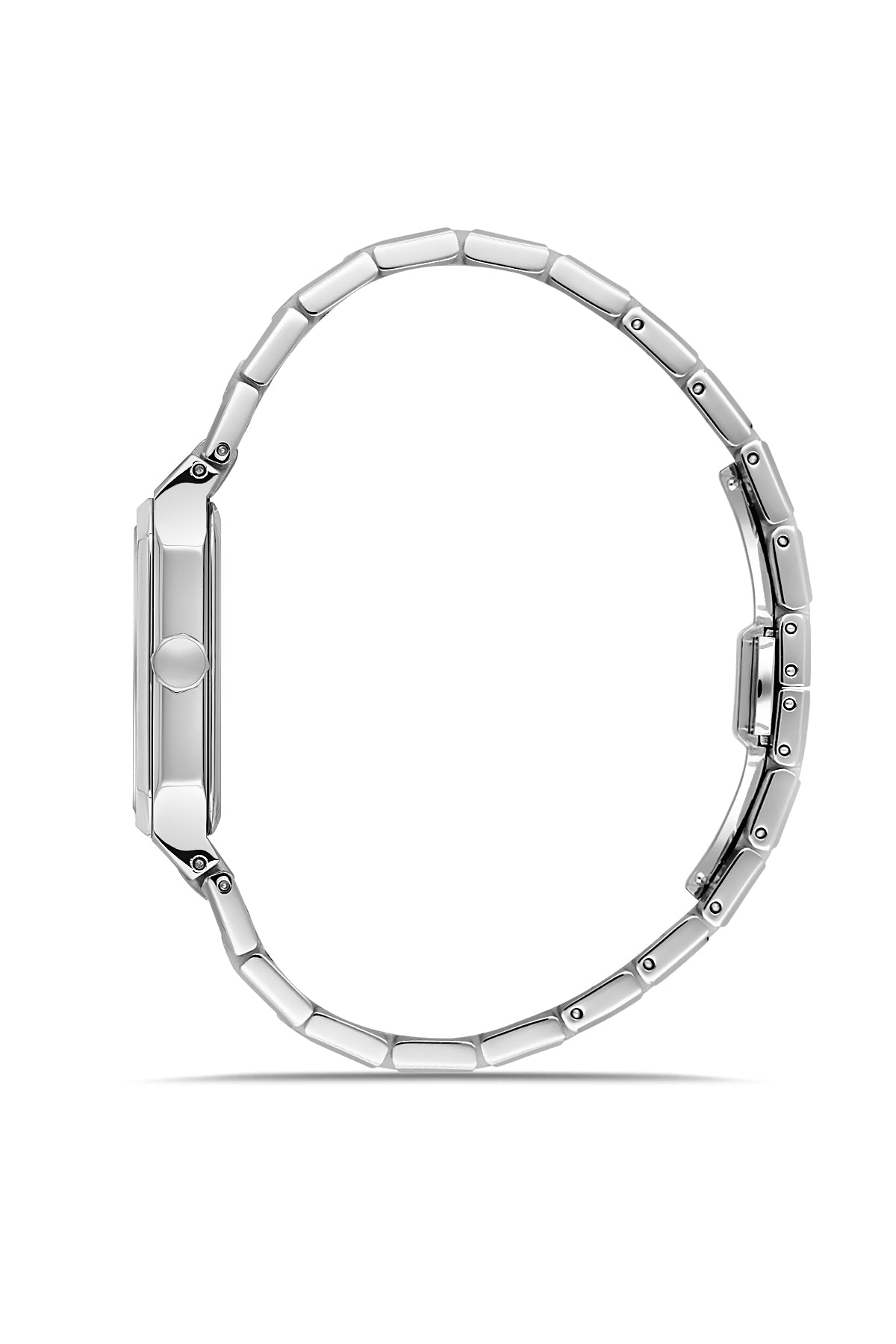 RMS Zeitmeister Silver Dial Silver Plated Men's Watch - Stainless Steel Bracelet - RMS.1.AG2204.10
