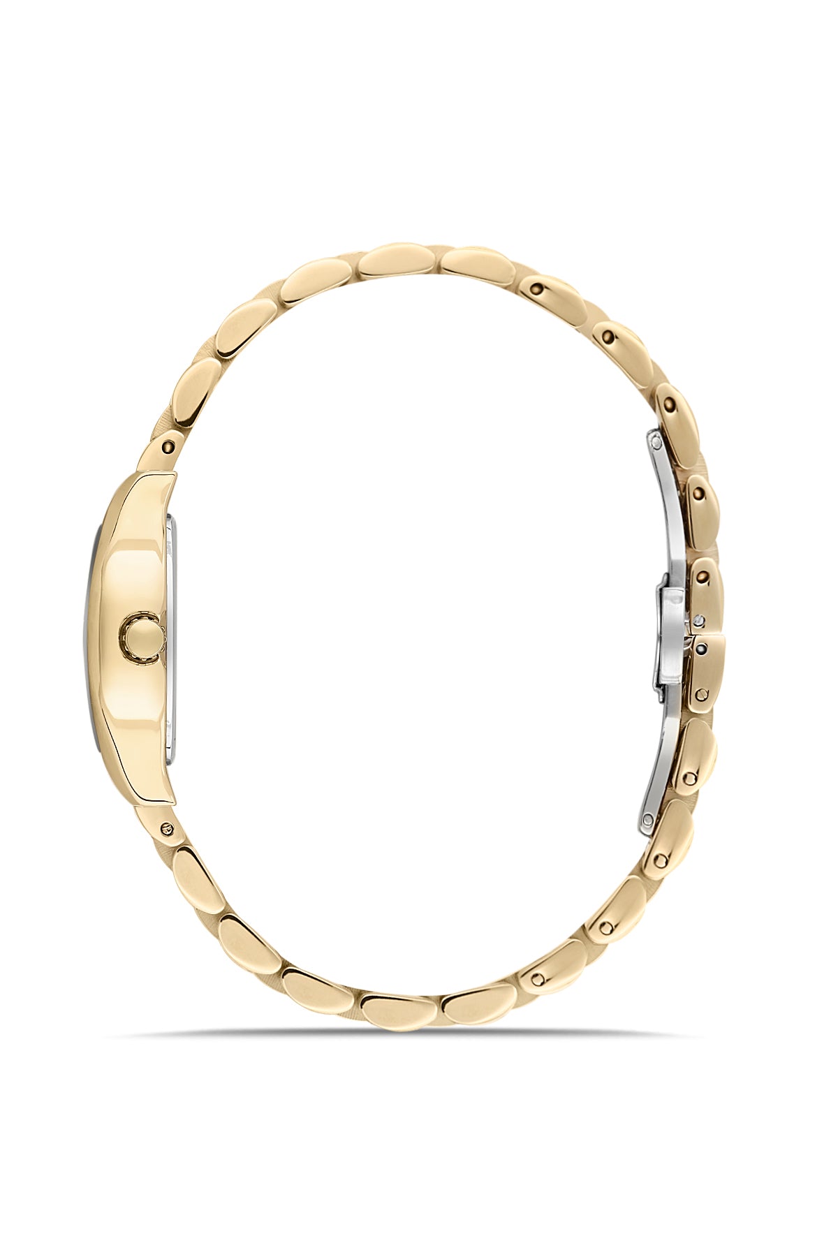 RMS Zeitmeister RMS.1.AG2177.25 women's watch with gold dial, gold case and stainless steel bracelet – view 2